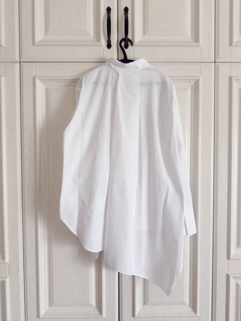 Yohji Yamamoto Yohji Yamamoto Asymmetrical shirt 2505-Nextarrow Size US M / EU 48-50 / 2 - 2 Thumbnail