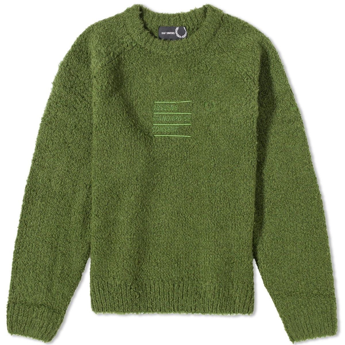 Fred Perry × Raf Simons Raf Simons x Fred Perry Fluffy Knit Size US L / EU 52-54 / 3 - 1 Thumbnail