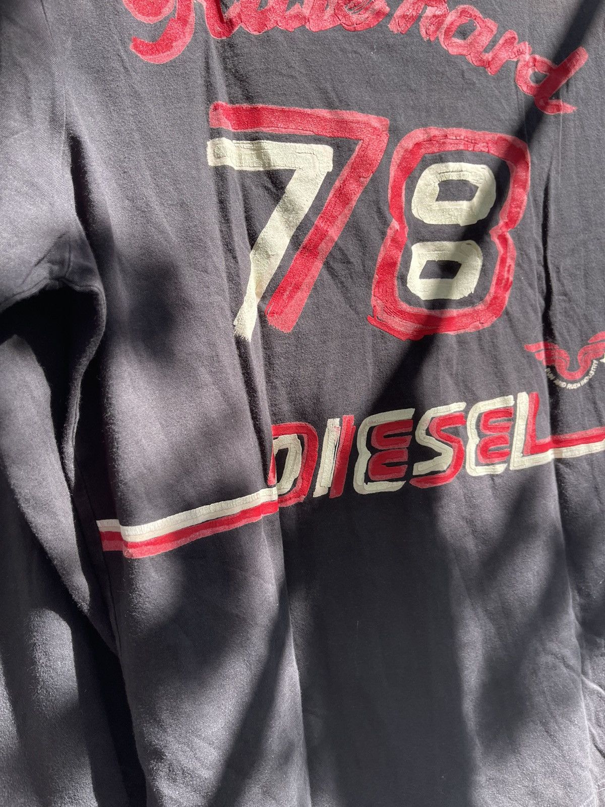 Diesel Y2K Diesel Ride Hard painted Longsleeve tee vintage Size US S / EU 44-46 / 1 - 23 Thumbnail