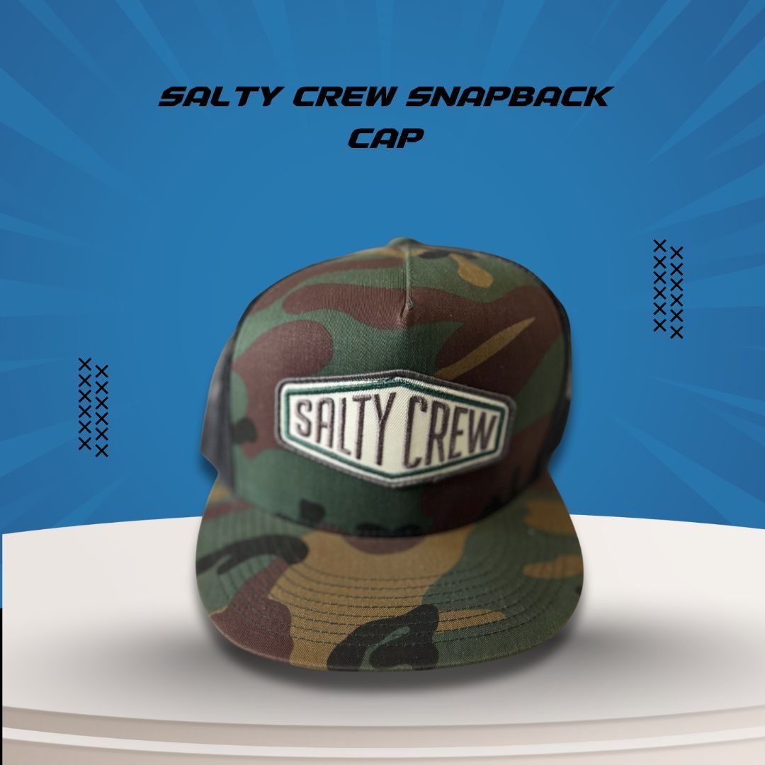 Other Salty Crew Camo Snapback Hat Adjustable Mesh Back Mens/Women Size ONE SIZE - 1 Thumbnail