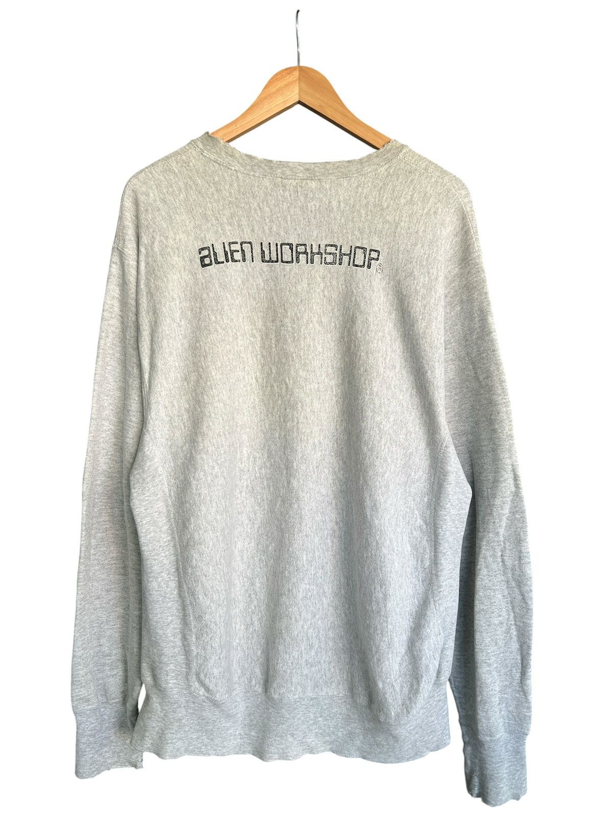 Alien Workshop vintage alien workshop OG logo thrashed crewneck Size US XL / EU 56 / 4 - 2 Thumbnail