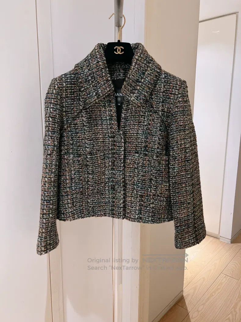 Chanel Chanel Fantasy Forest Series Colourful Tweed Coat Size XS / US 0-2 / IT 36-38 - 1 Thumbnail