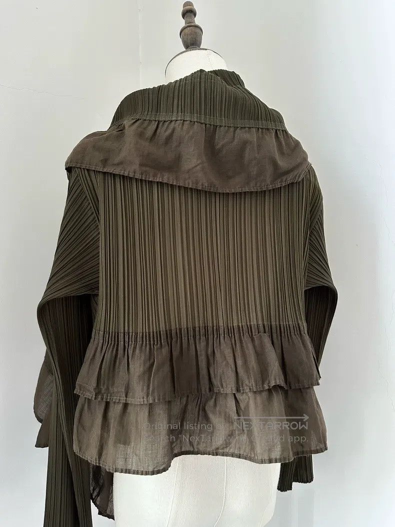 Issey Miyake Issey Miyake Brown Jacket Size L / US 10 / IT 46 - 5 Thumbnail