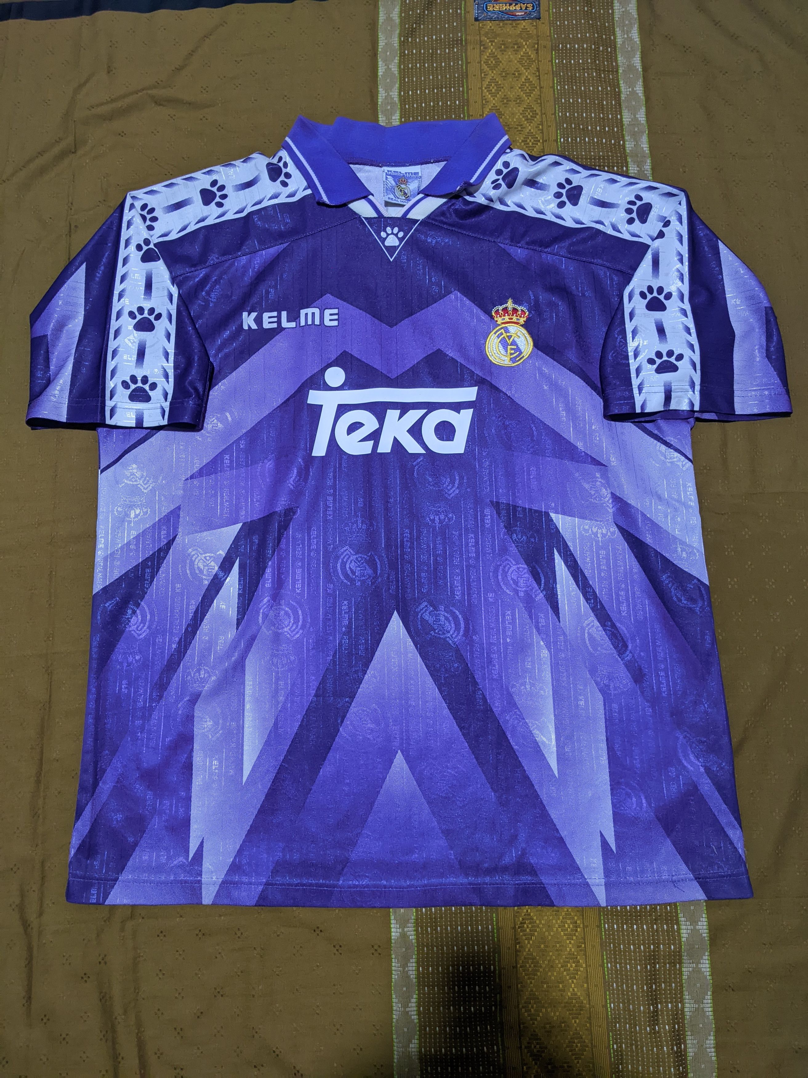 Purple Real Madrid Kelme Shirt Real Madrid Kelme Jersey Purple
