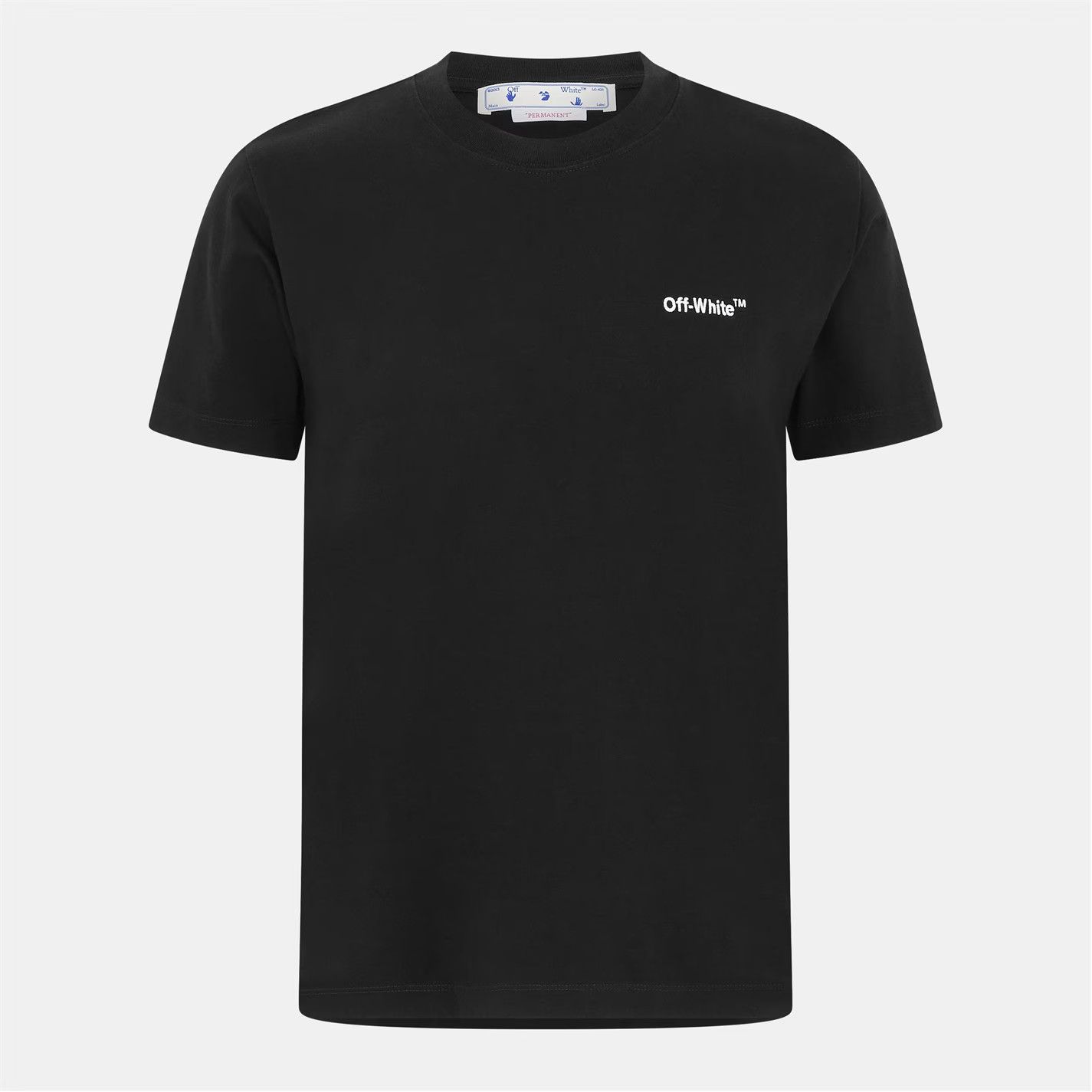 Off-White o1g2r1mq0226 Helvetica Logo Short Sleeve Typography T-Shirt Size US XS / EU 42 / 0 - 1 Thumbnail