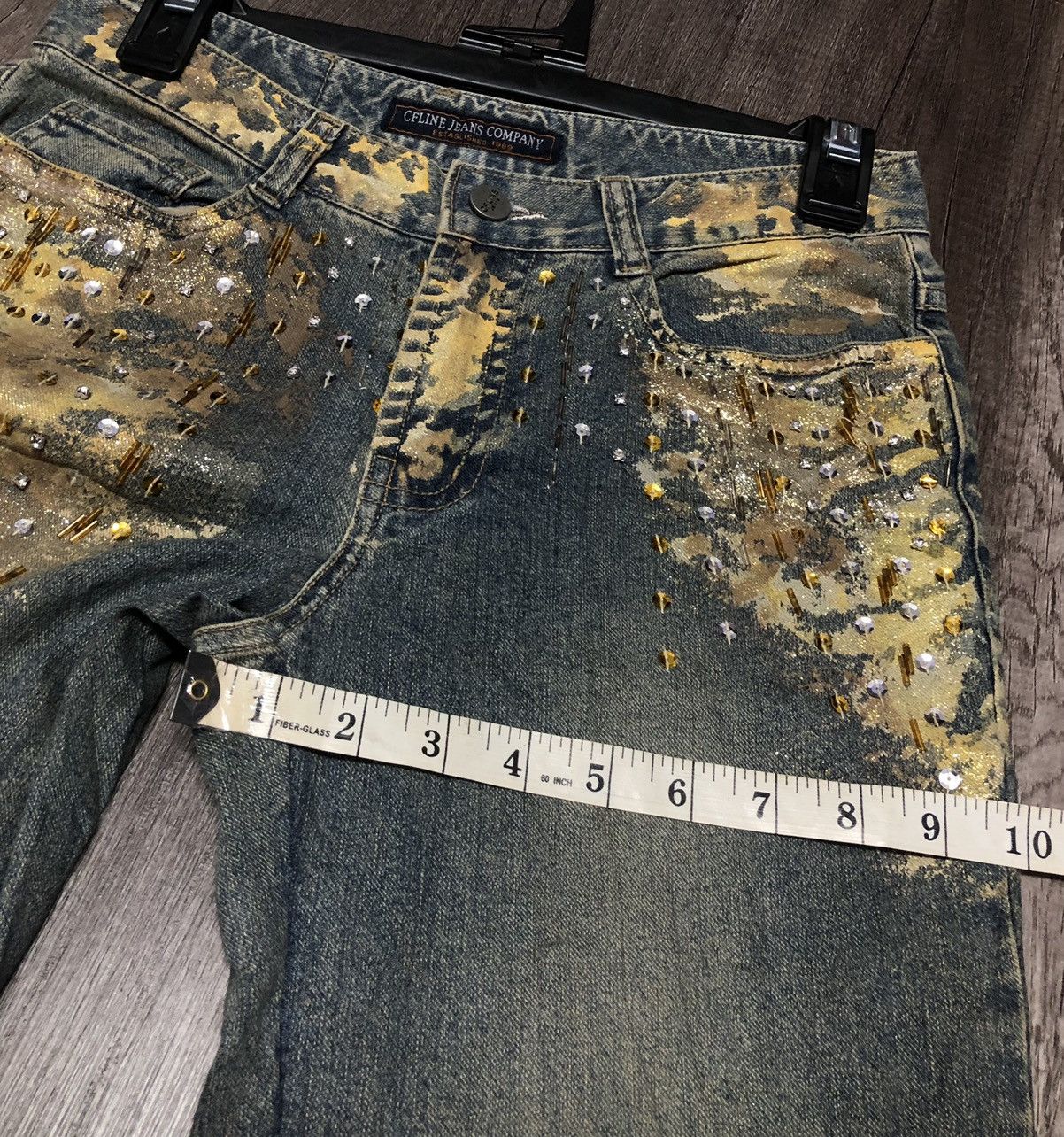 Designer × Japanese Brand × Vintage CF LINE FLARED BOOTCUT JEANS COMPANY Size 29" - 6 Thumbnail