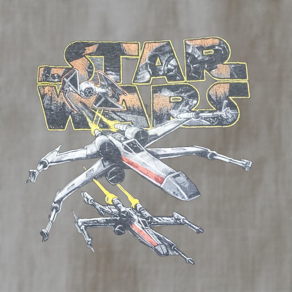 Star Wars Star Wars Shirt Adult M Gray Short Sleeve Tee T-Shirt Men’s Medium Star Wars 90s Theme Size US M / EU 48-50 / 2 - 1 Thumbnail