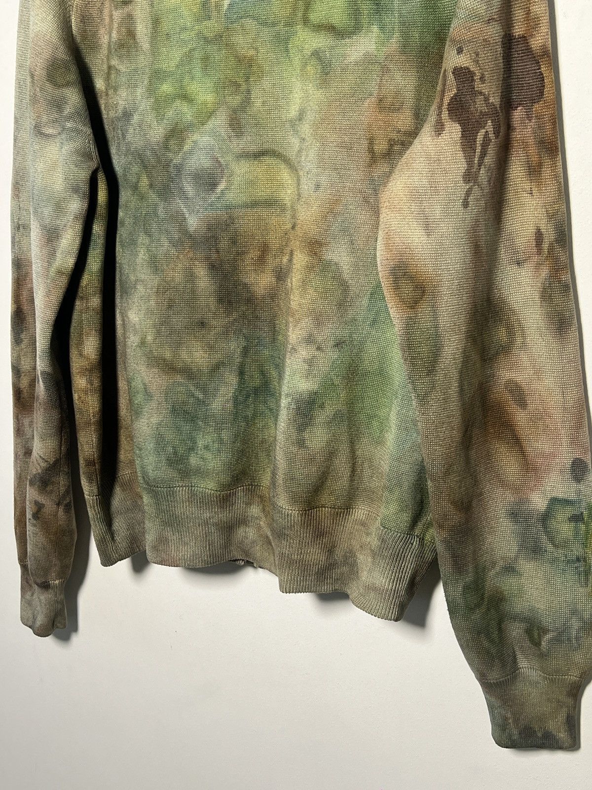 Acne Studios Hand-dyed Acne Studios zip-up cotton sweater Size US M / EU 48-50 / 2 - 9 Thumbnail