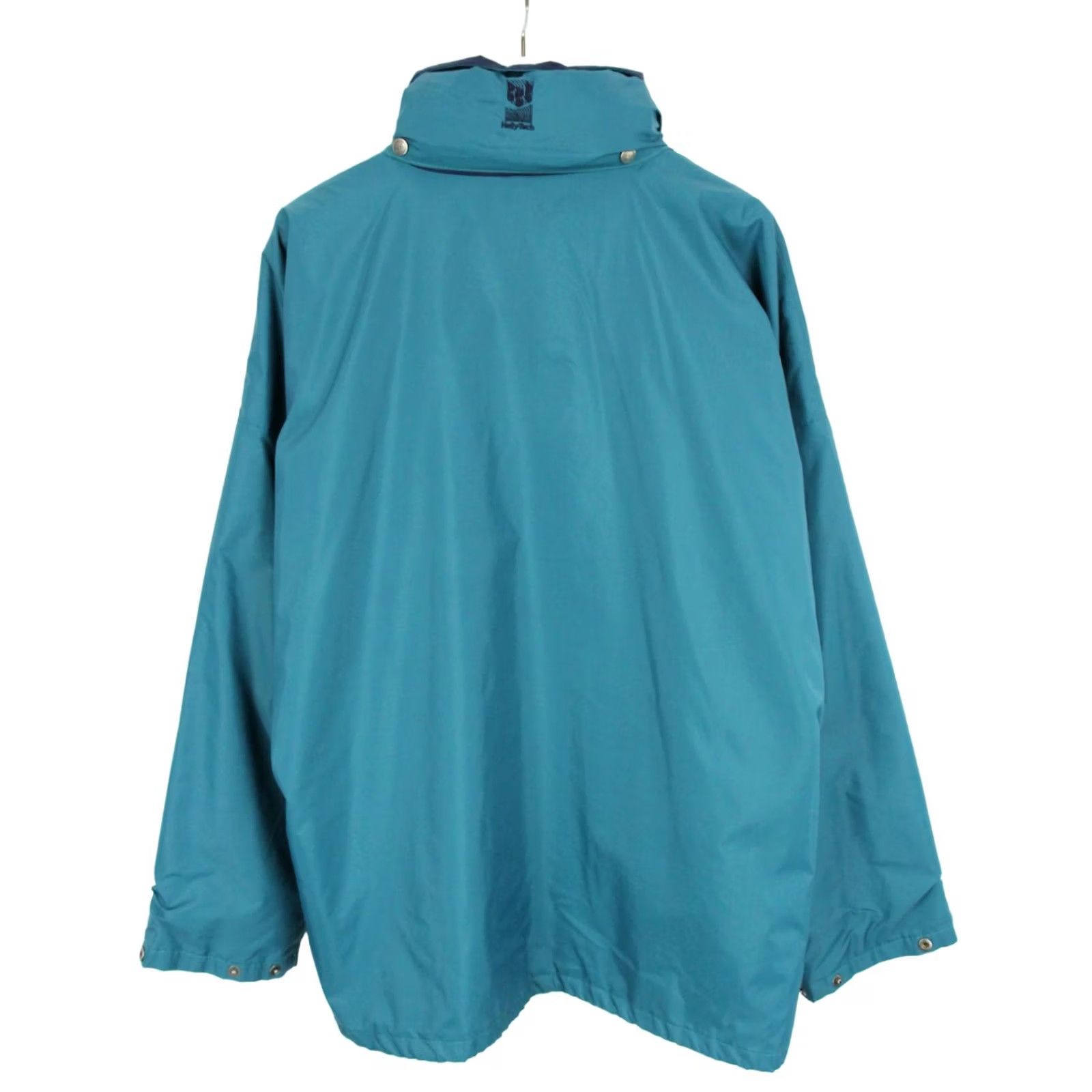 Helly Hansen VINTAGE Helly Hansen Jacket Mens L Men Green Raincoat Hidden Hood Classic Size US L / EU 52-54 / 3 - 2 Thumbnail