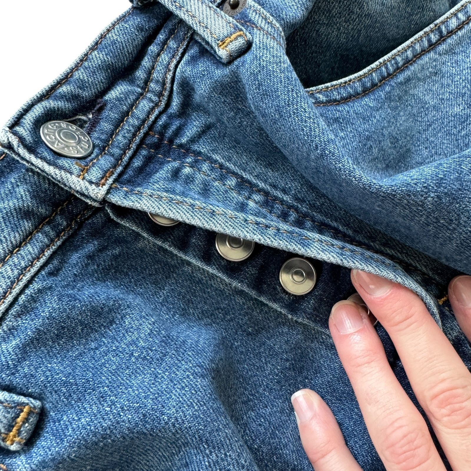 Acne Studios ACNE Studios River Slim Tapered Jean Mid Blue Size US 32 / EU 48 - 6 Thumbnail