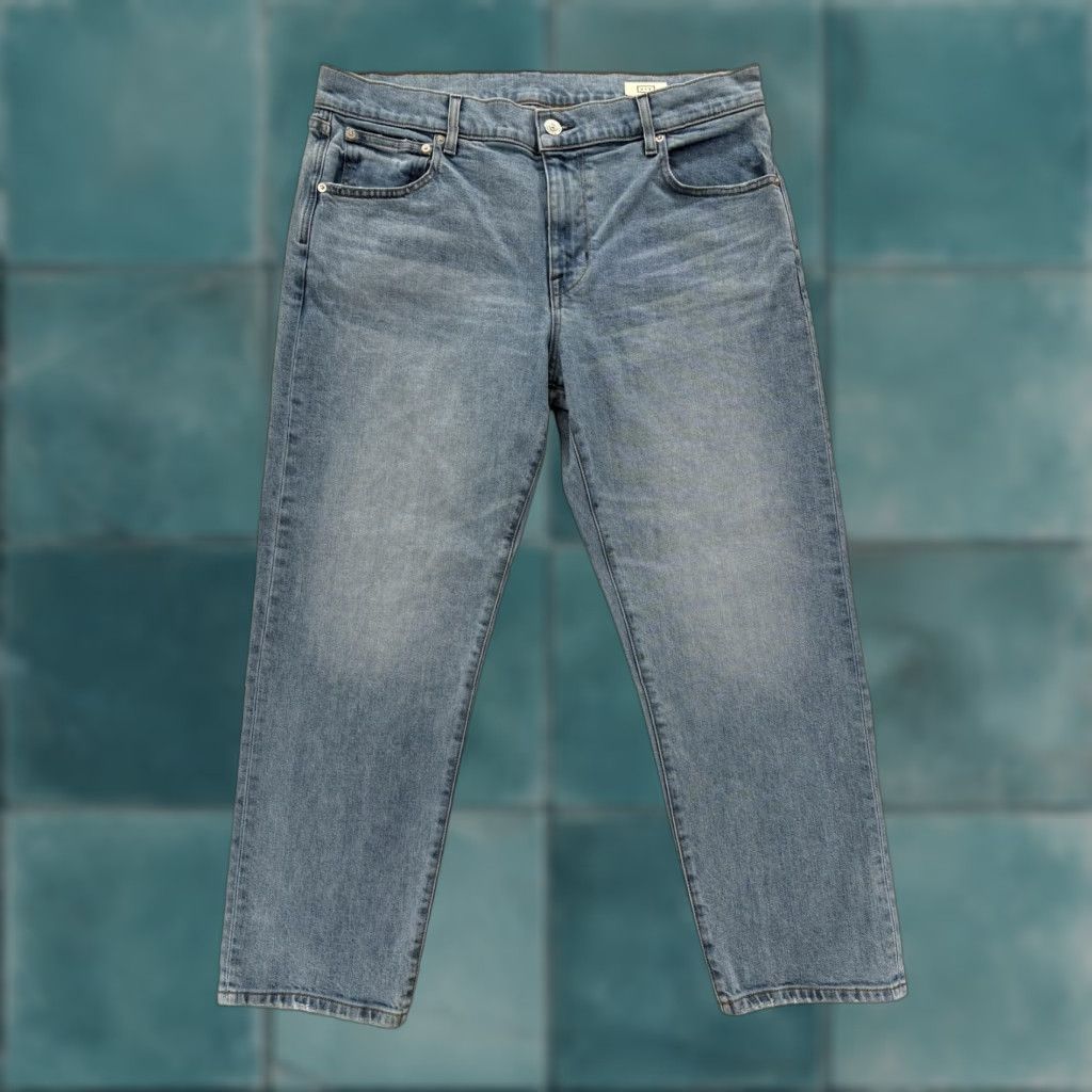 AYR AYR The Stance Jeans Womens 32 Blue Light Wash Straight Leg Stretch Denim USA Size 24" / US 00 / IT 34 - 1 Thumbnail