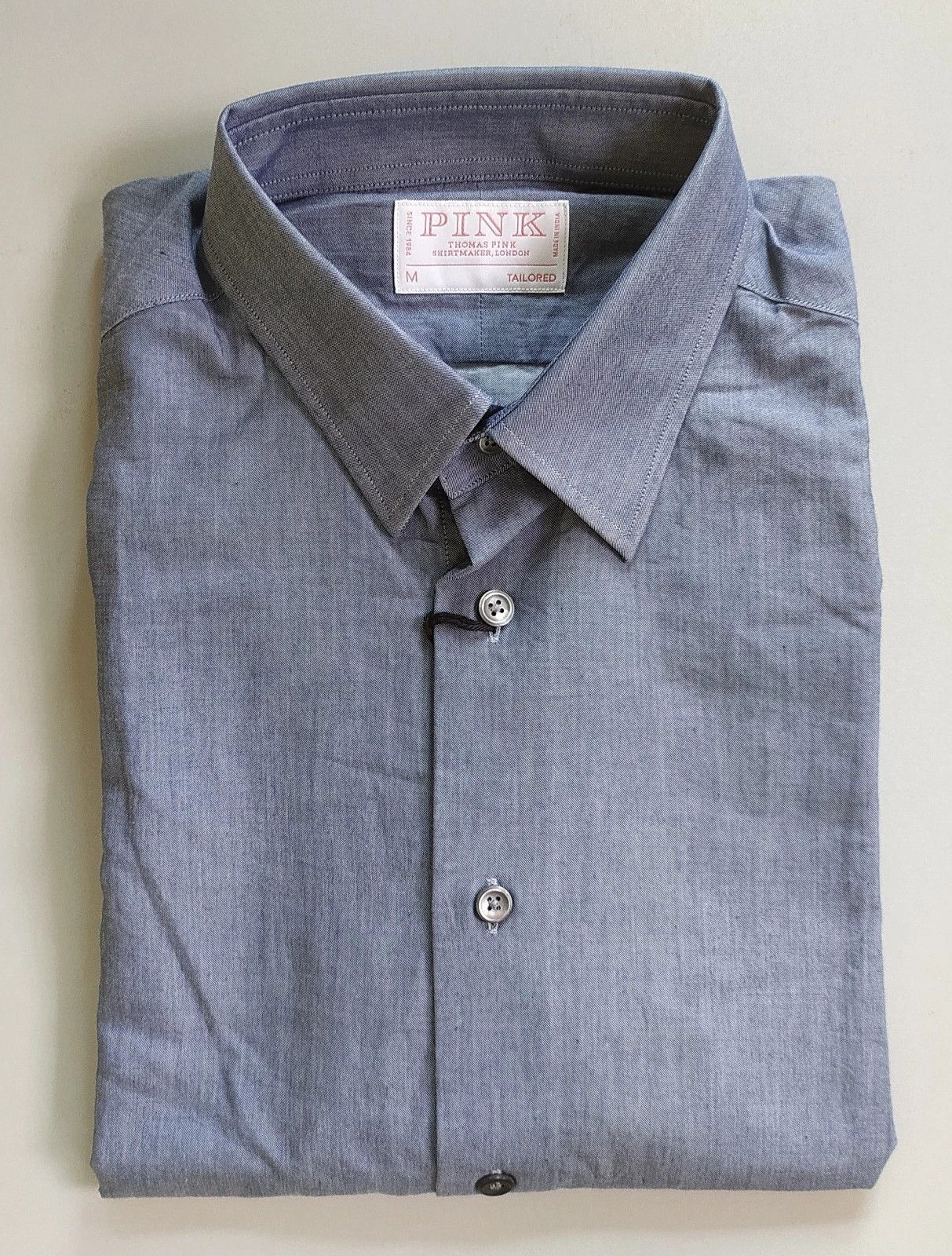 Thomas Pink Thomas Pink Tailored Fit Formal Cotton Shirt T 0036 Size US M / EU 48-50 / 2 - 1 Thumbnail