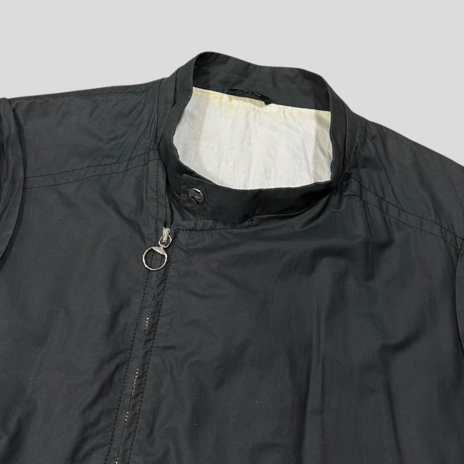 Gucci Gucci 2009 Grey Asymetrical Co-poly Biker Jacket - IT50 (M) Size US M / EU 48-50 / 2 - 2 Thumbnail