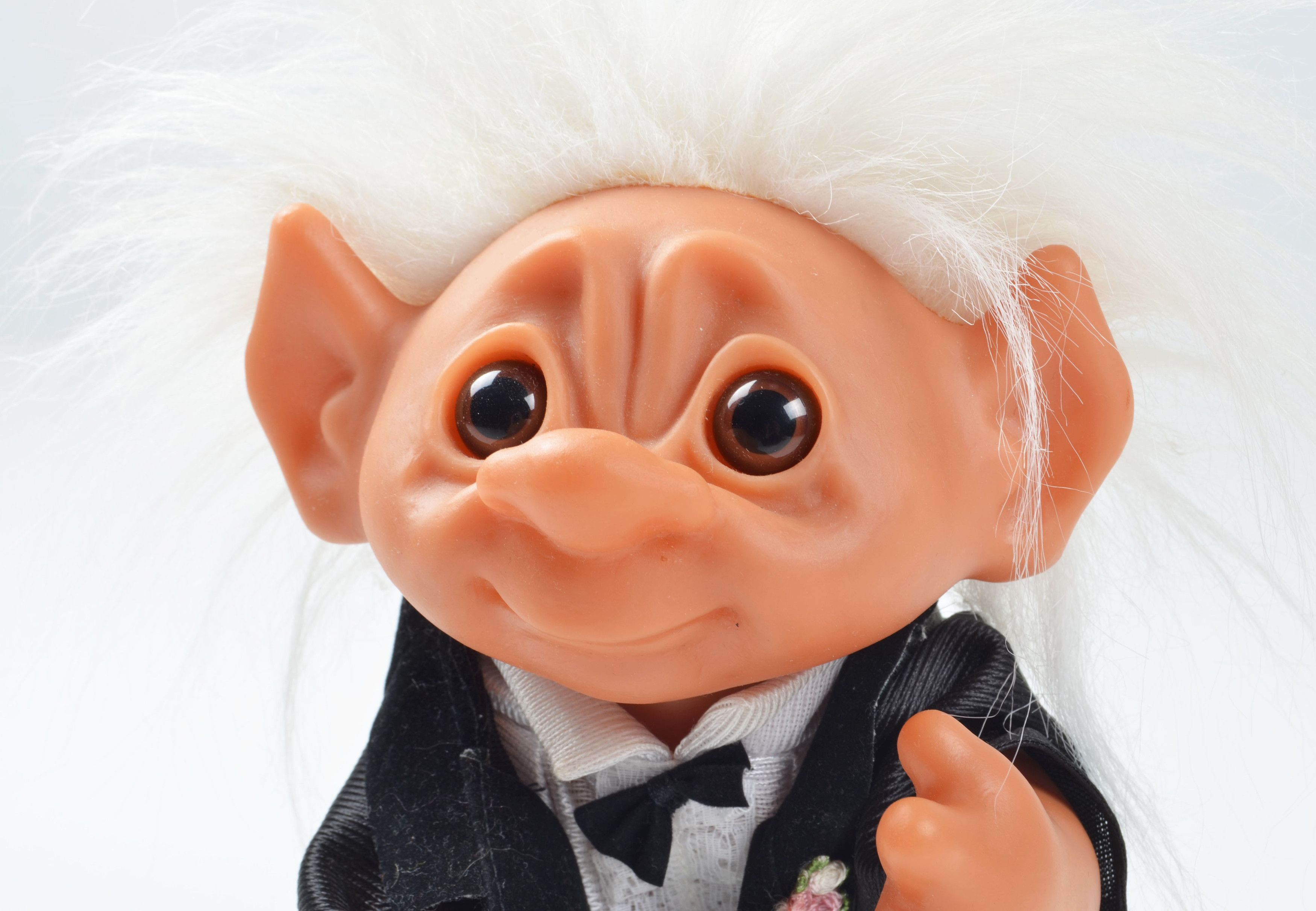 Other Vintage Thomas Dam 1977 Rare Troll Doll Tuxedo Size ONE SIZE - 2 Thumbnail