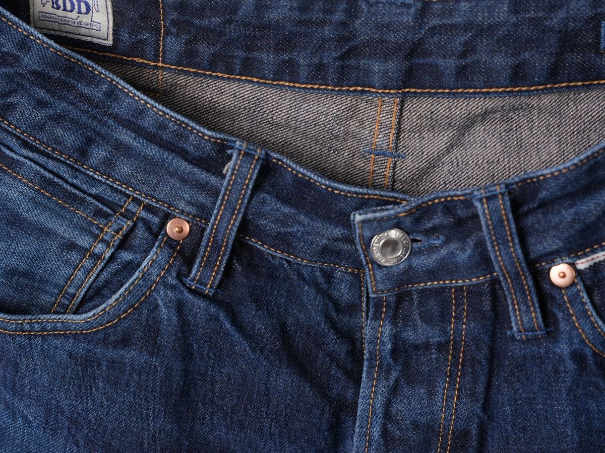 Pure Blue Japan Benzak B-01 Kojima BDD Selvedge denim 13 oz jeans fits w32 Size US 34 / EU 50 - 8 Thumbnail