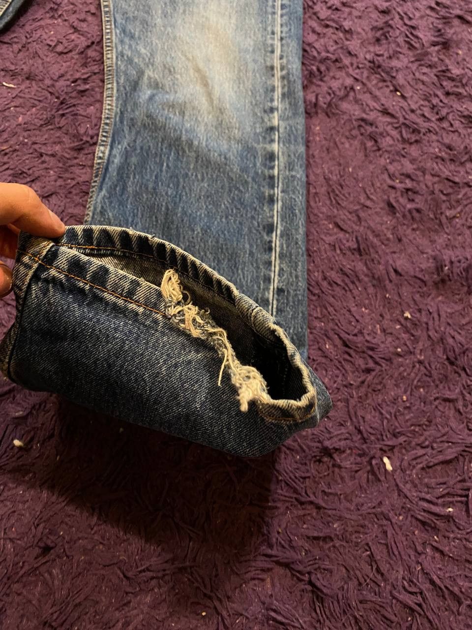 Levi's Vintage distressed jeans Y2K Levi's 505 W32 streetwear Size US 32 / EU 48 - 17 Thumbnail