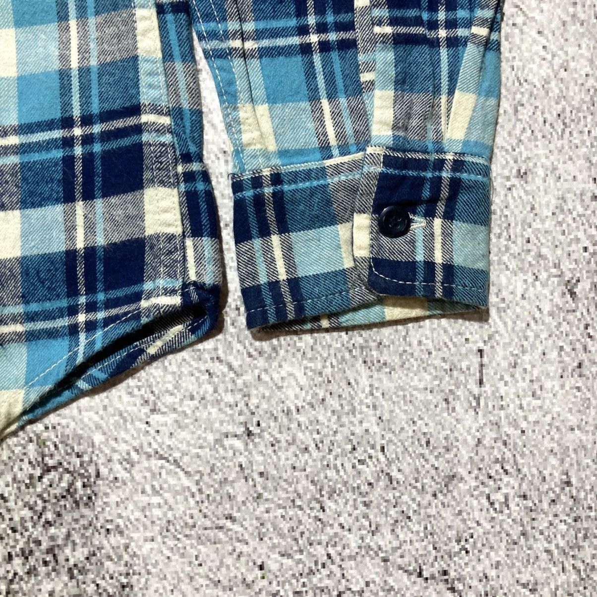 Hysteric Glamour Vintage Hysteric Glamour Veterano Flanel Plaid Shirt Blue Size US L / EU 52-54 / 3 - 12 Thumbnail