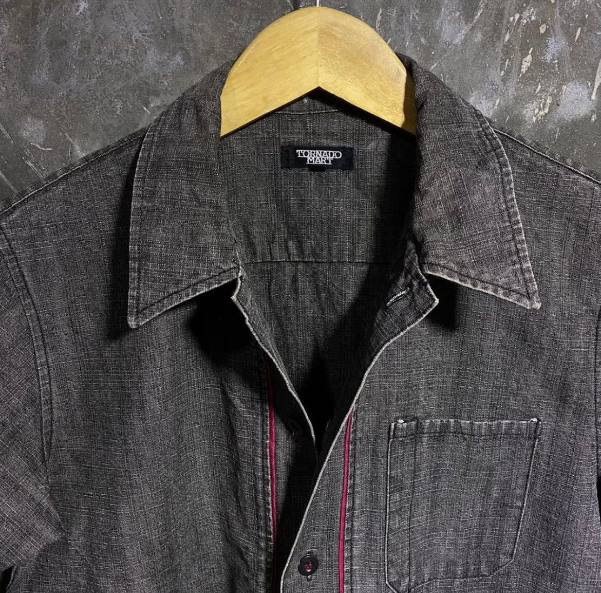 If Six Was Nine × Tornado Mart Tornado Mart Shirt (Denim) Size US M / EU 48-50 / 2 - 5 Thumbnail