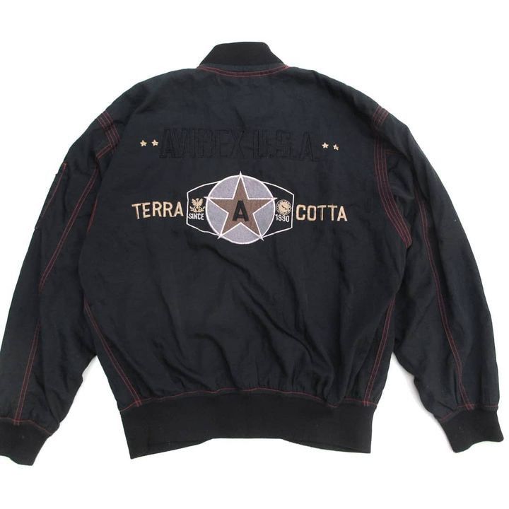 Avirex Avirex Varsity Terracotta Military army Jacket Vintage Size US L / EU 52-54 / 3 - 2 Thumbnail