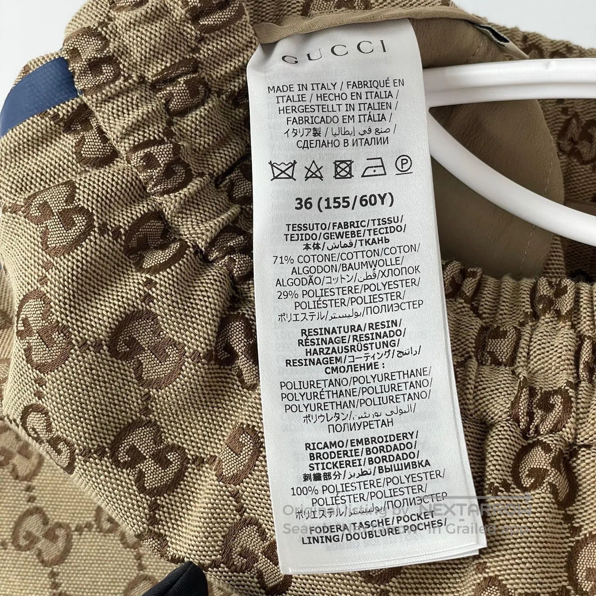 Gucci Guicci Printed Logo Sweatpants| Size US 36 / EU 52 - 6 Thumbnail