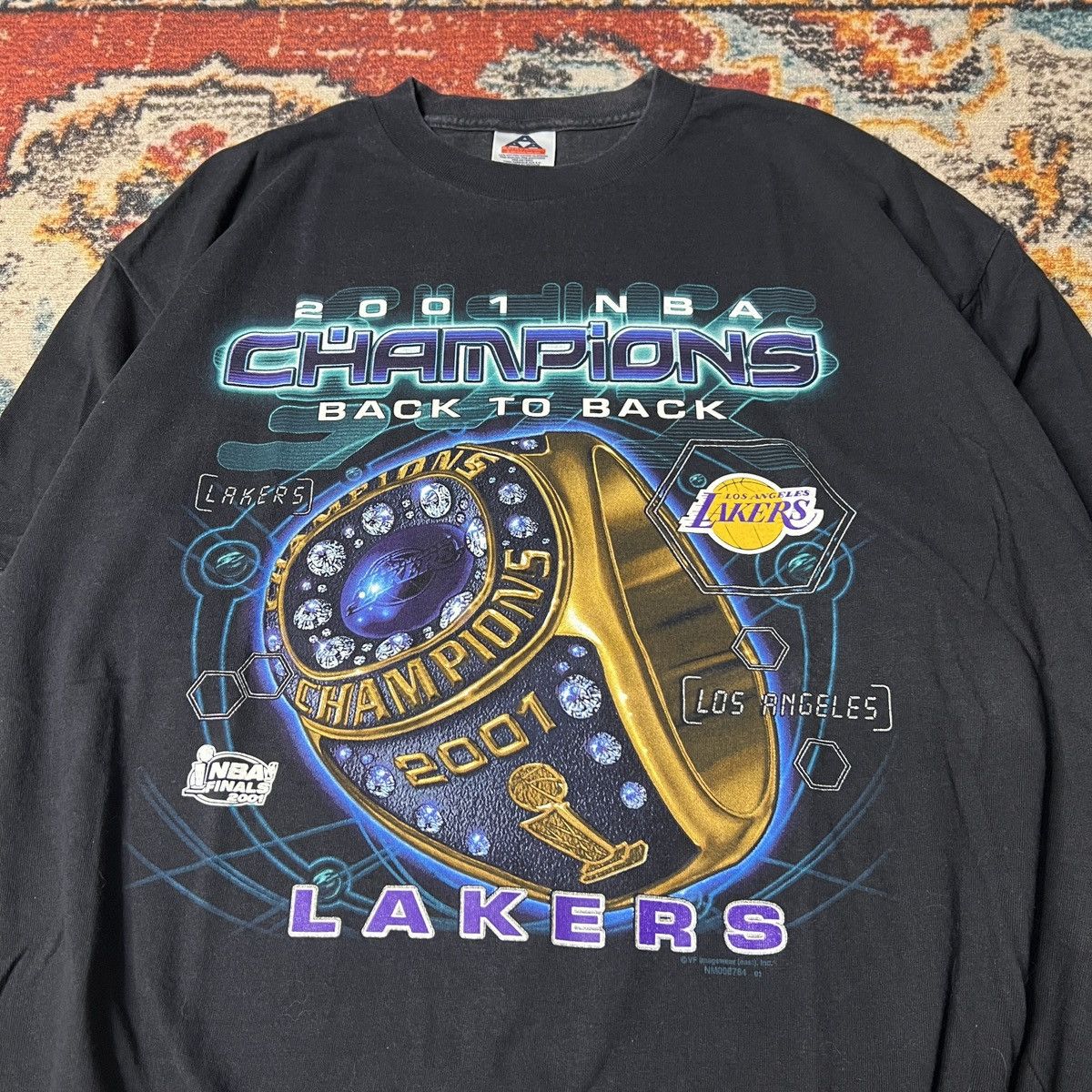 Vintage Vintage LA Lakers NBA Champion Ring 2001 Size US XL / EU 56 / 4 - 1 Thumbnail
