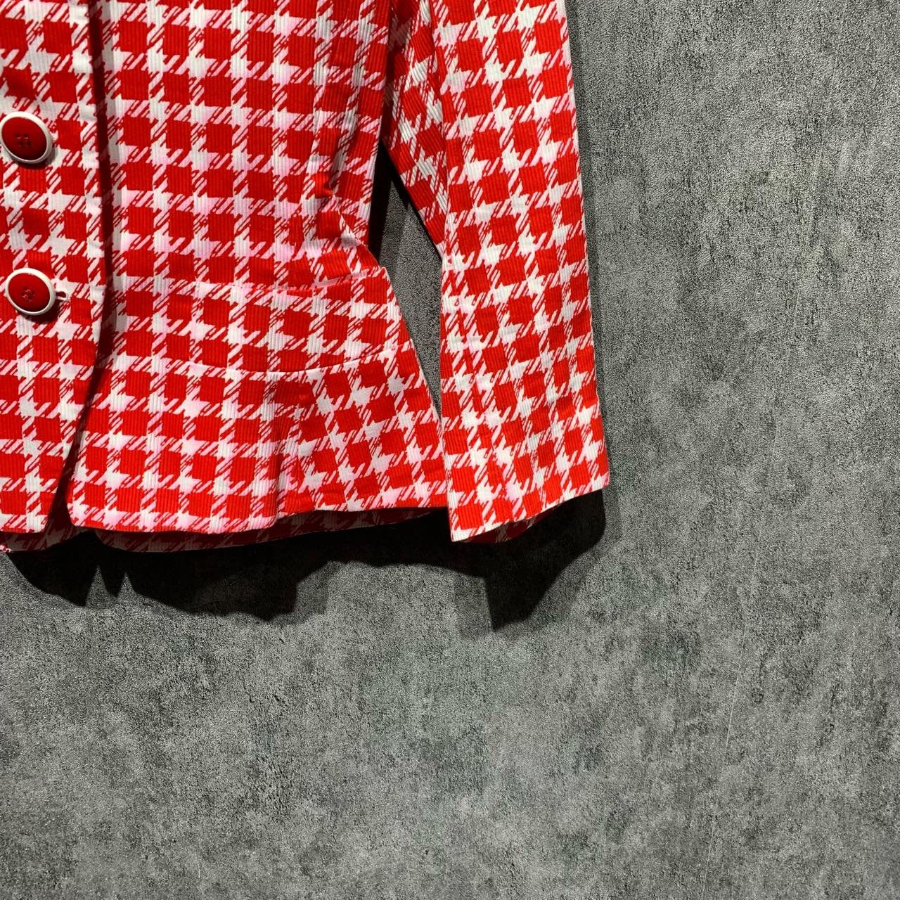 Saint Laurent Paris Saint laurent size 34 White and red plaid jacket 2501-Nexta Size XL / US 12-14 / IT 48-50 - 6 Thumbnail