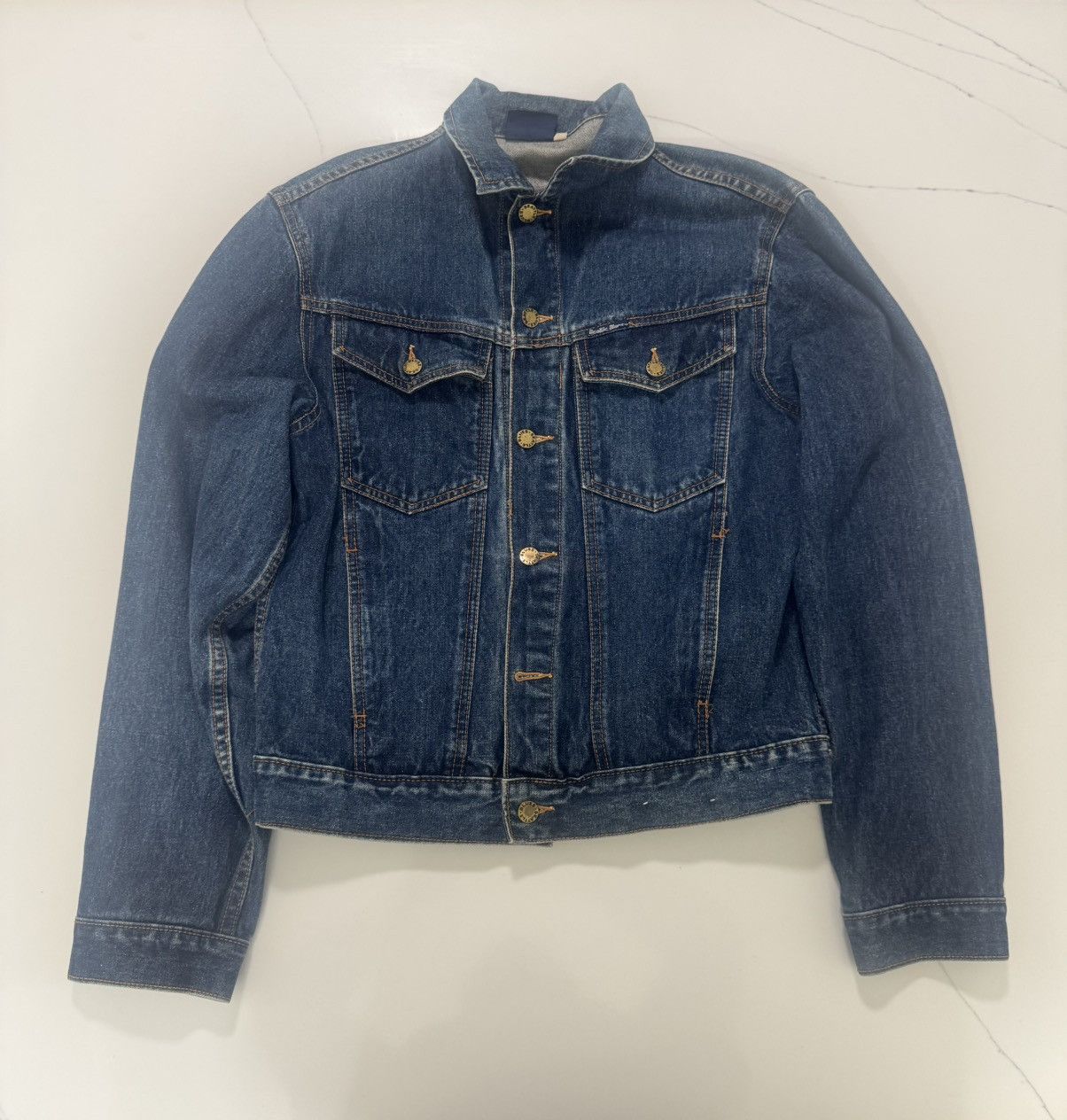 Other Vintage 80s Seattle Blues Denim Trucker Jacket Size US L / EU 52-54 / 3 - 1 Thumbnail