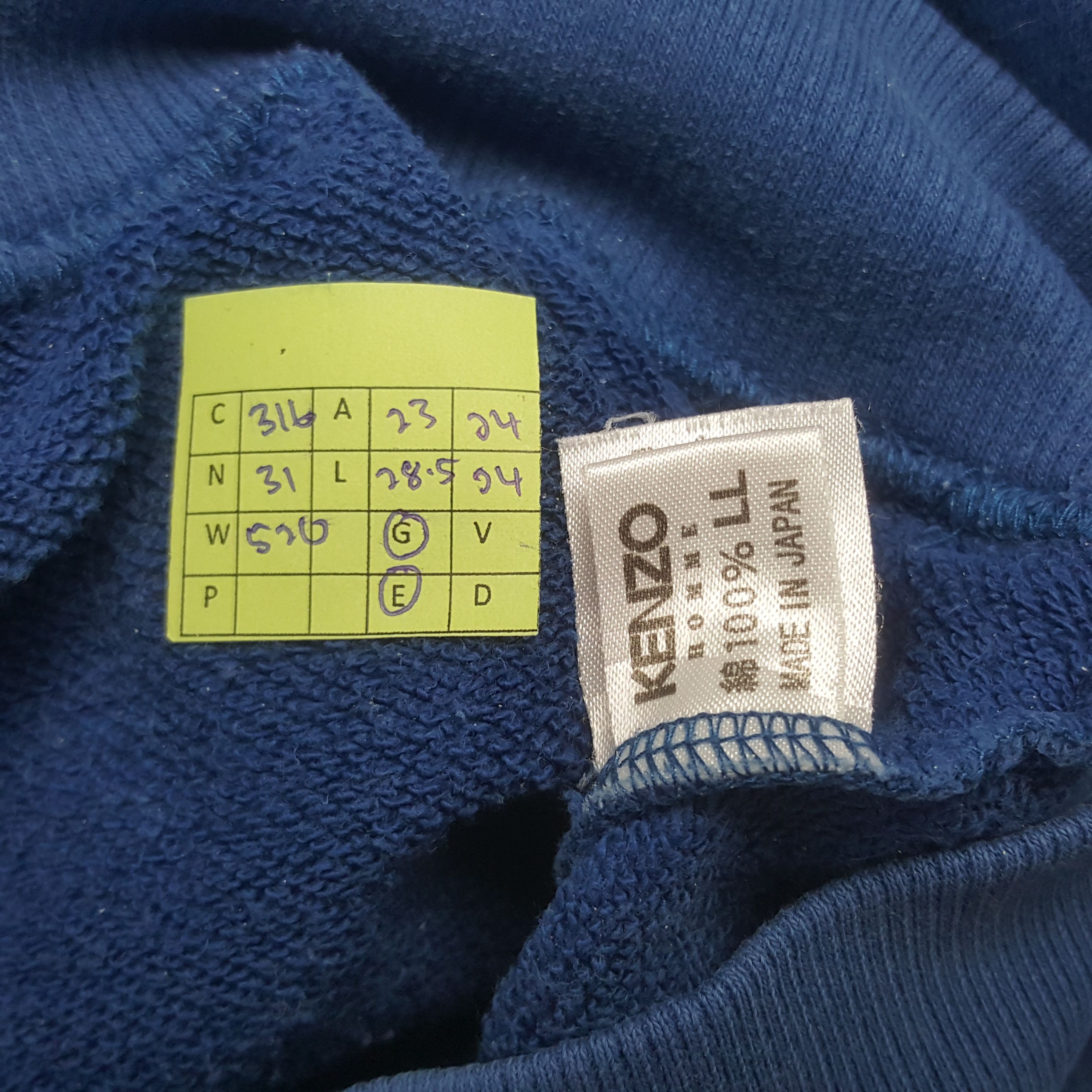 Kenzo Vintage Kenzo Japanese Brand Sweatshirt C316N31 Size US L / EU 52-54 / 3 - 7 Thumbnail
