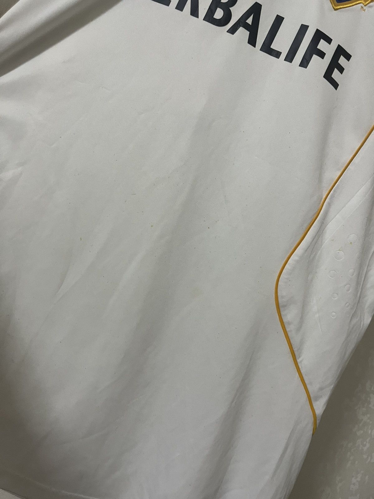 Vintage Adidas Los Angeles Galaxy #23 Beckham Home Jersey Size US L / EU 52-54 / 3 - 7 Thumbnail