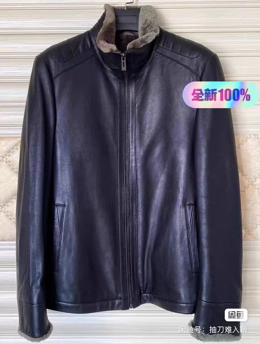 Article No. Sheepskin Leather Jacket Coat Size US L / EU 52-54 / 3 - 1 Thumbnail