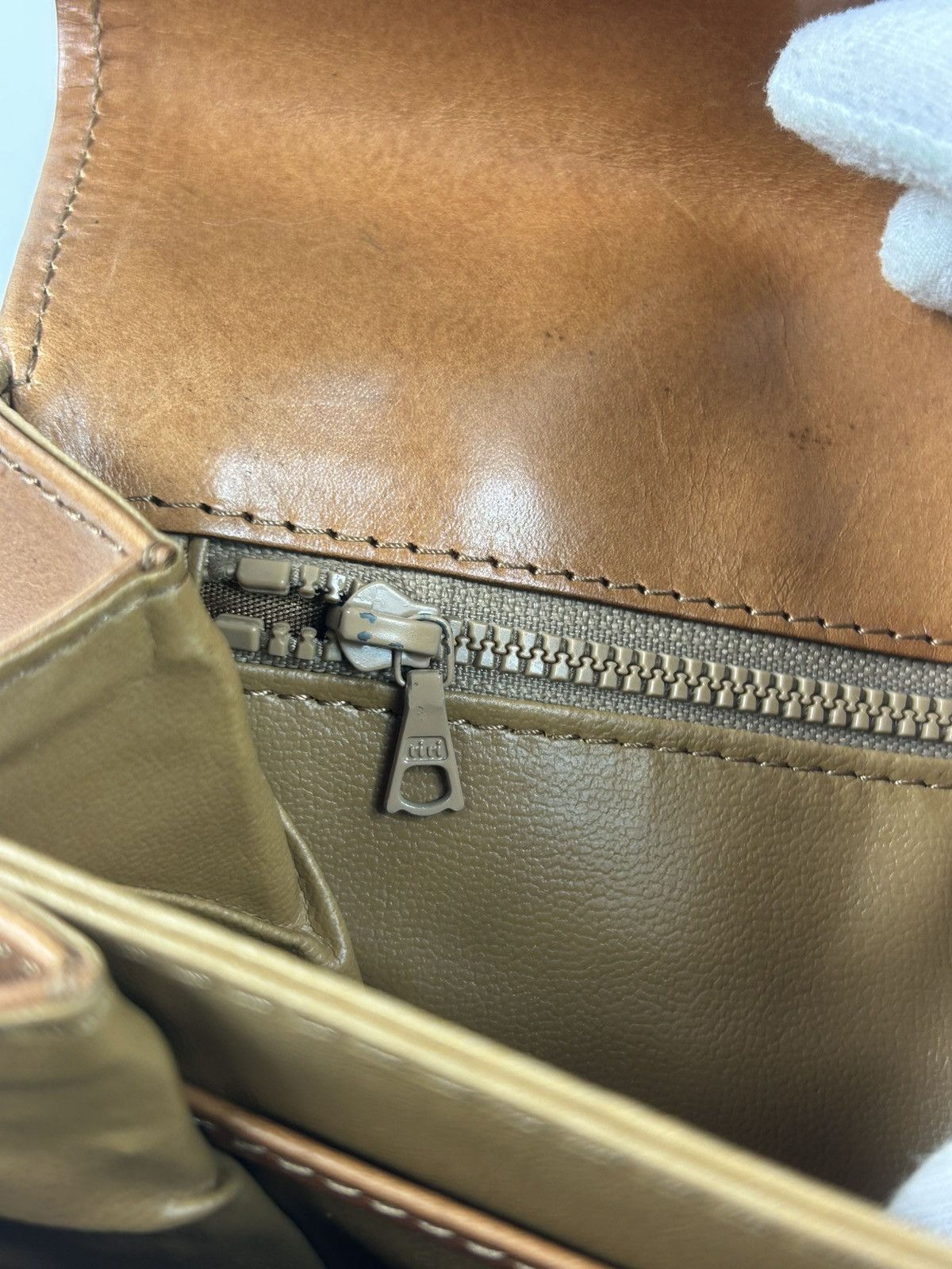 Celine Celine Macadam Leather Crossbody Bag Size ONE SIZE - 9 Thumbnail