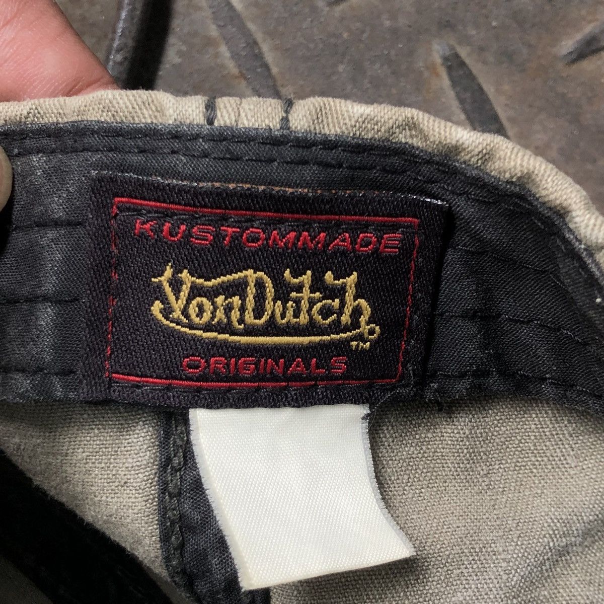 Vintage 🚫 SOLD 🚫 Von Dutch Dragon Distressed Hat Limited Edition Size ONE SIZE - 8 Thumbnail