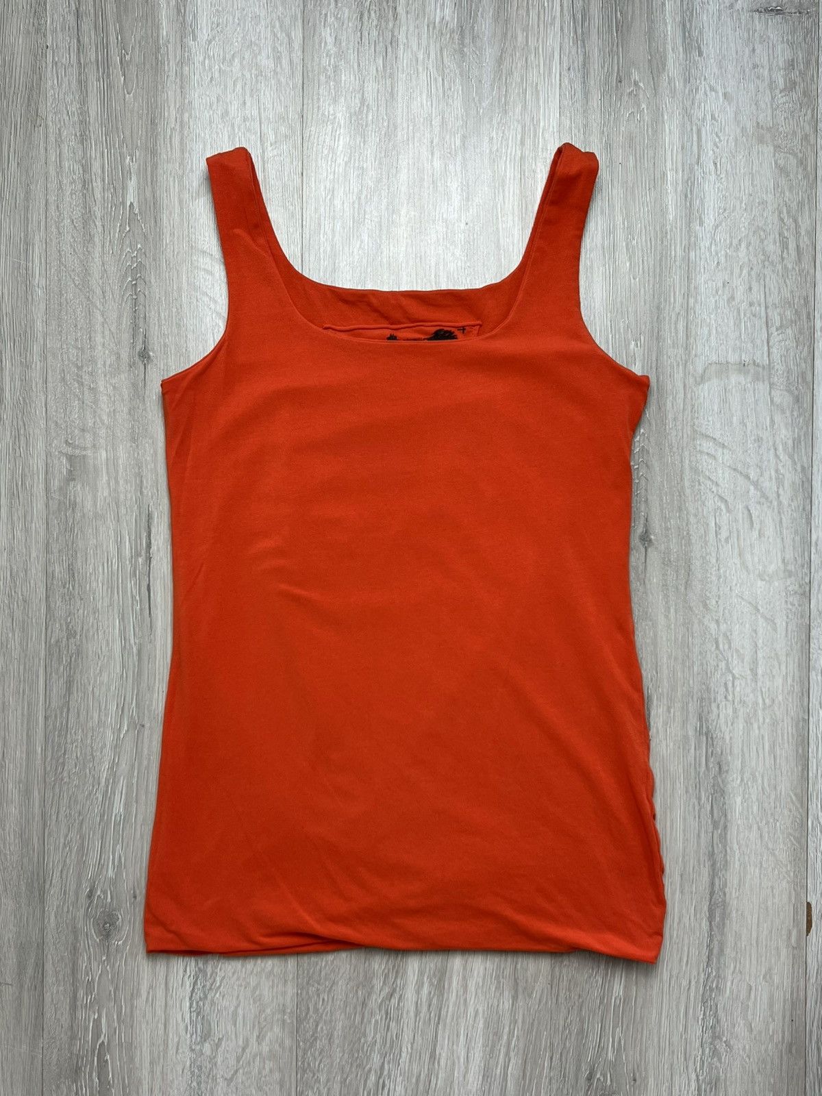 Rundholz Rundholz Black Label Orange Cotton Tank Top size XS Size XS / US 0-2 / IT 36-38 - 1 Thumbnail
