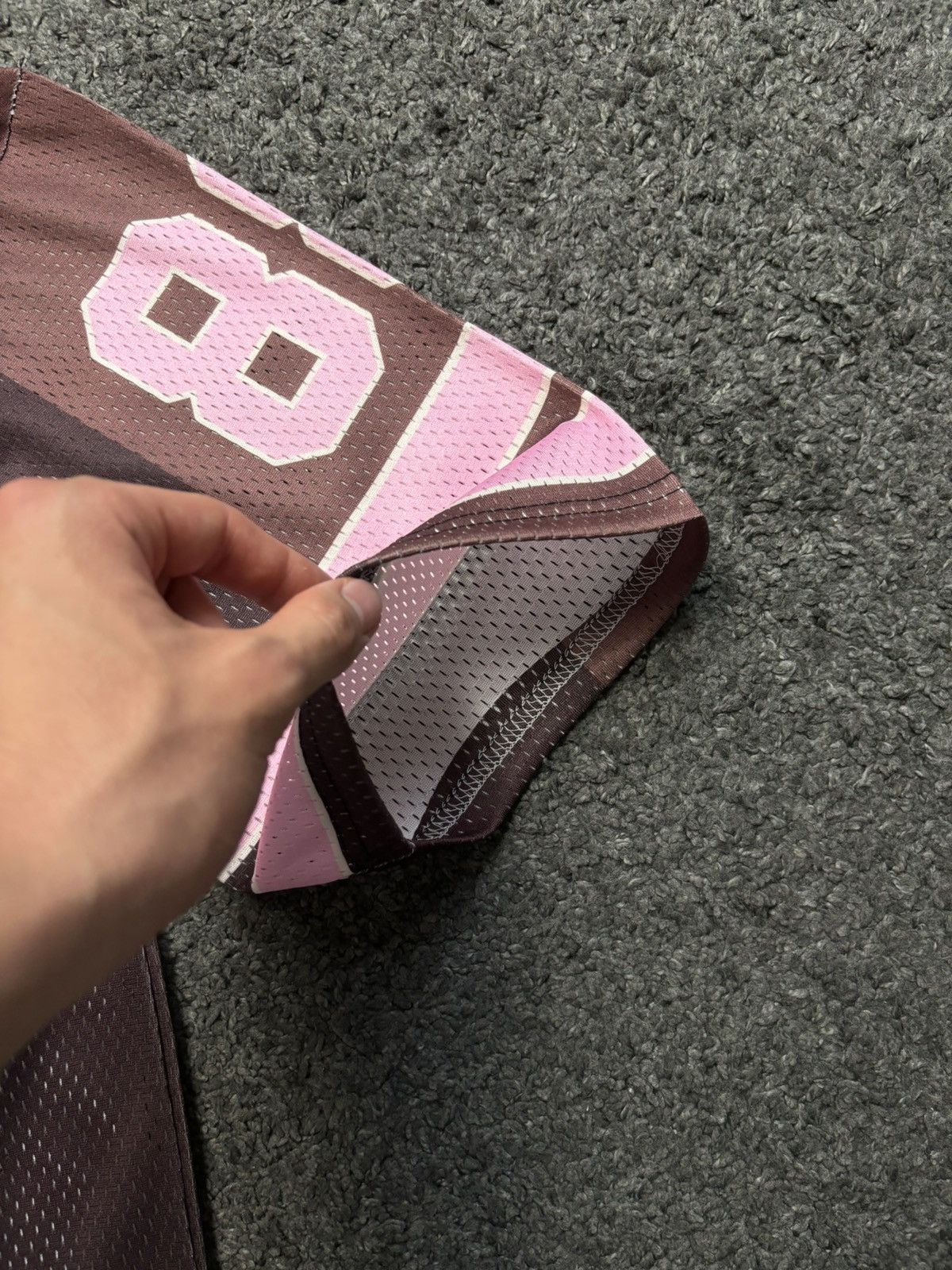 Japanese Brand Vintage style rare Brooklyn 88 brown pink football jersey Size US L / EU 52-54 / 3 - 11 Thumbnail