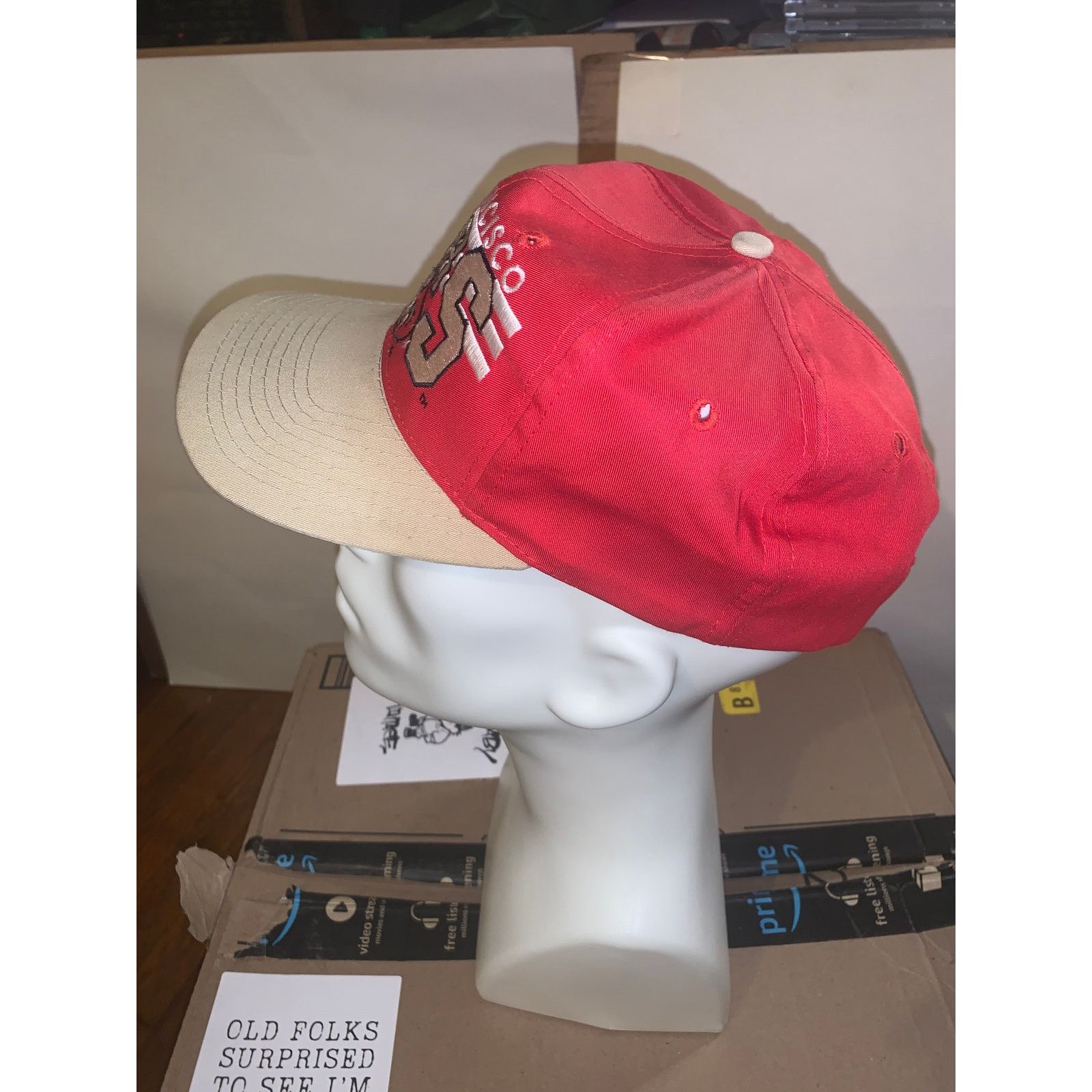 NFL × Vintage Vtg San Francisco 49ers Snapback Hat Annco Made Taiwan NFL Size ONE SIZE - 4 Thumbnail