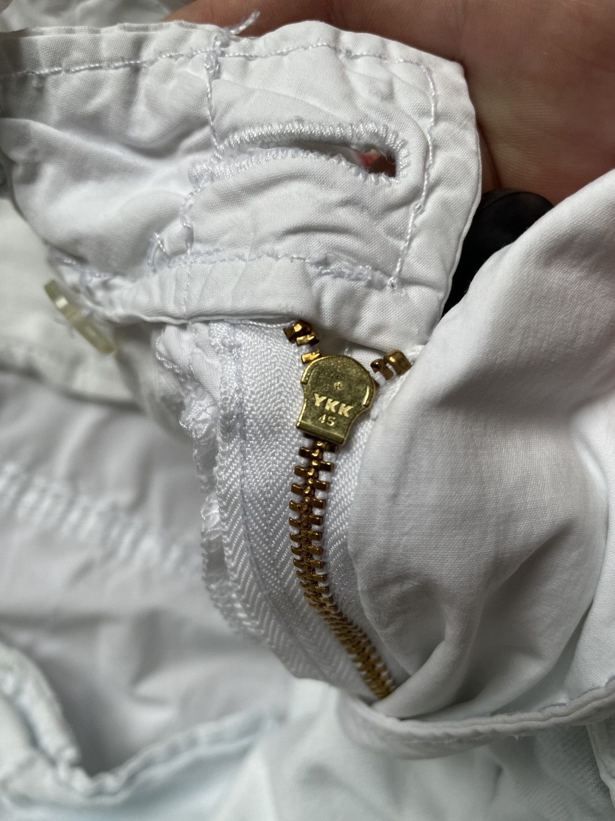 True Religion True Religion Cargo Shorts White 34 Embroidered Seams Logo Size US 34 / EU 50 - 12 Thumbnail