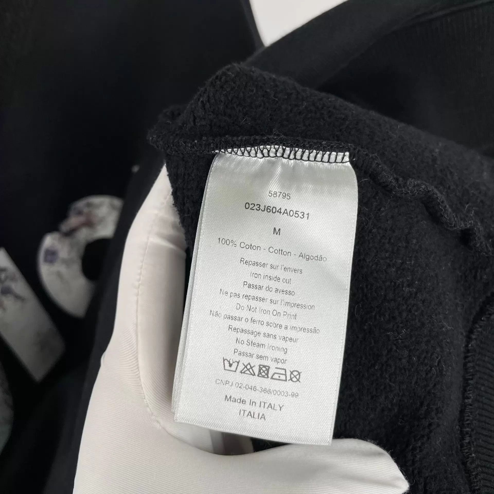 Dior Dior Black M Sweatshirt Size US M / EU 48-50 / 2 - 4 Thumbnail