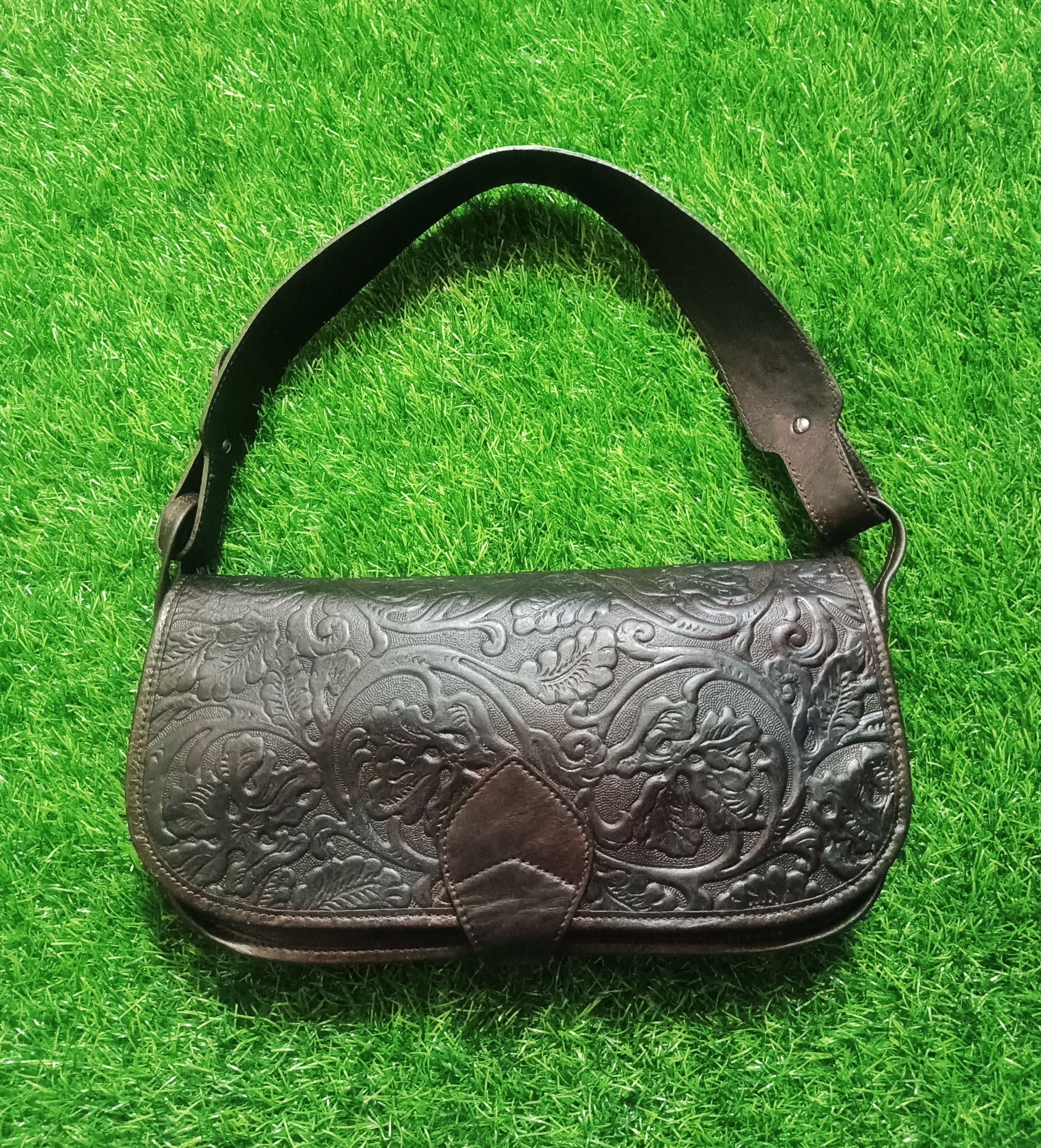 Leather Sac A Main Kenzo Vintage KENZO PARIS VINTAGE LEATHER