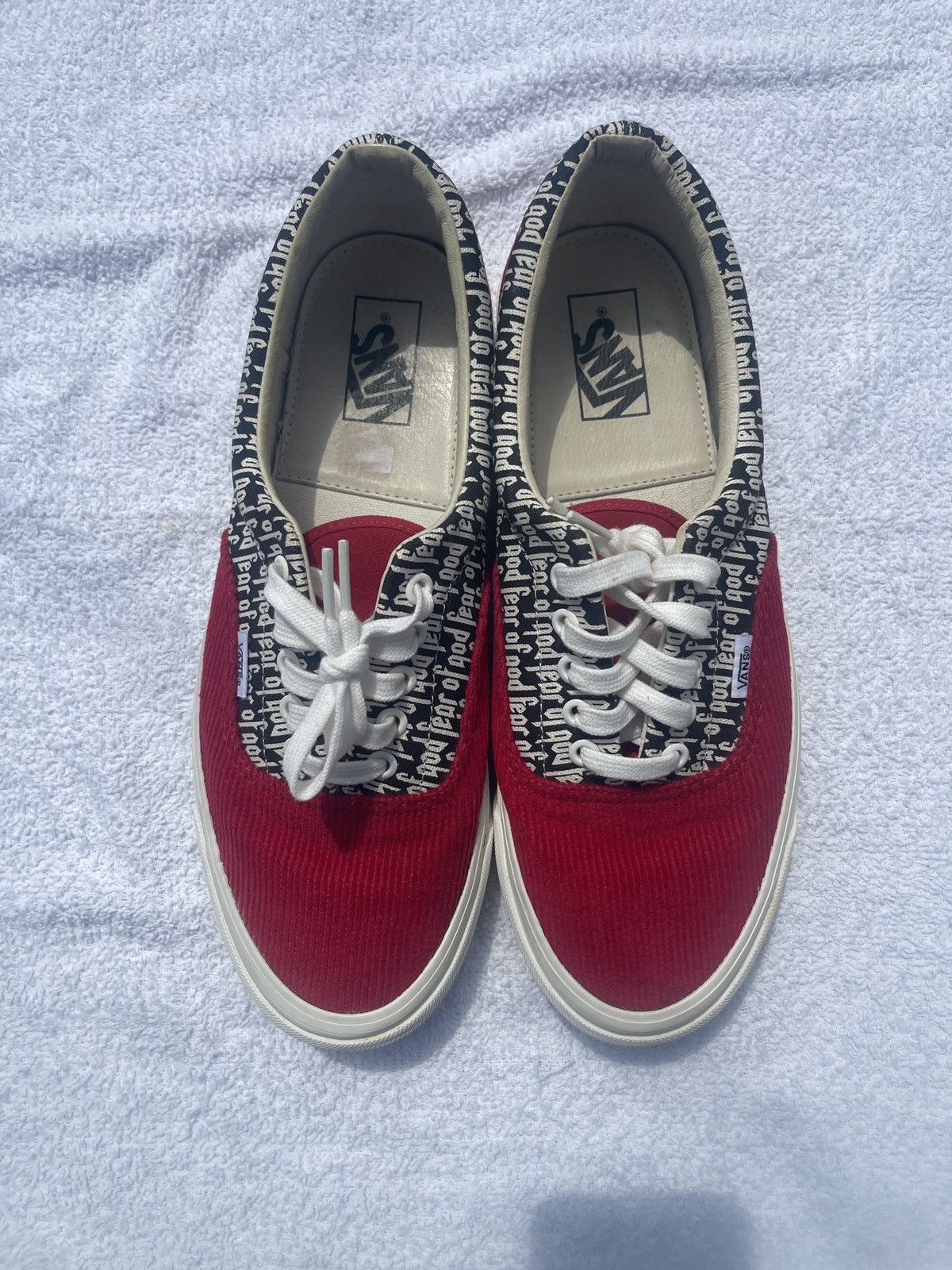 Fear of God × Vans Fear of God x Era 95 DX Collection 2 Red Size US 10.5 / EU 43-44 - 2 Thumbnail