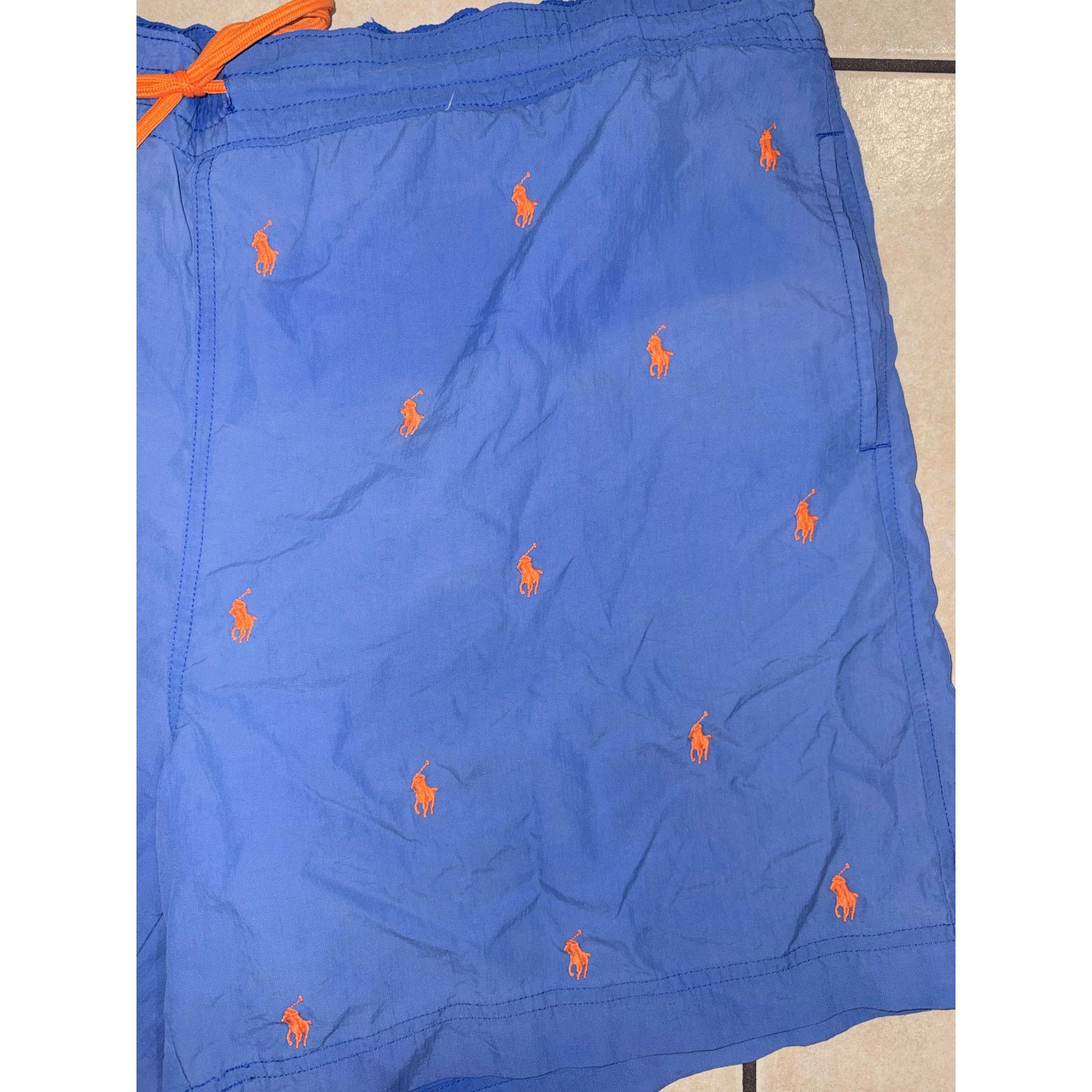 Polo Ralph Lauren Polo Ralph Lauren y2K swim trunks XL blue orange Size US 36 / EU 52 - 2 Thumbnail