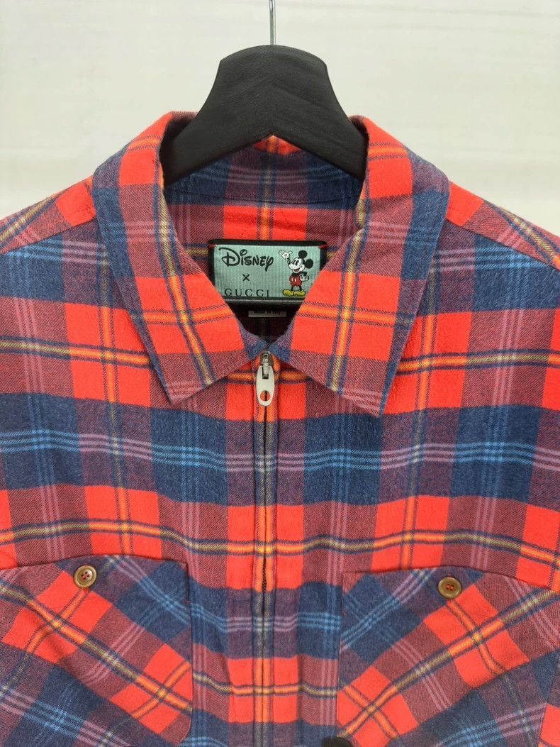 Gucci Gucci Disney Red Blue Plaid Zip Jacket-2505 Size US M / EU 48-50 / 2 - 3 Thumbnail
