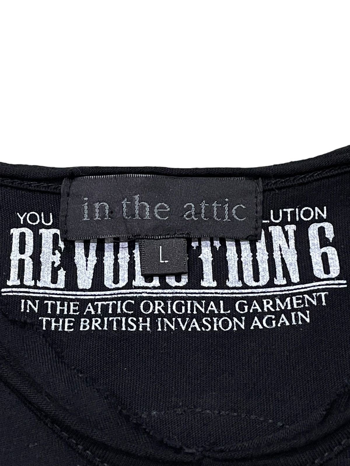 If Six Was Nine × In The Attic × Le Grande Bleu (L.G.B.) In The Attic Japan Skull Patch Distressed Layered Tshirt Size US S / EU 44-46 / 1 - 8 Thumbnail