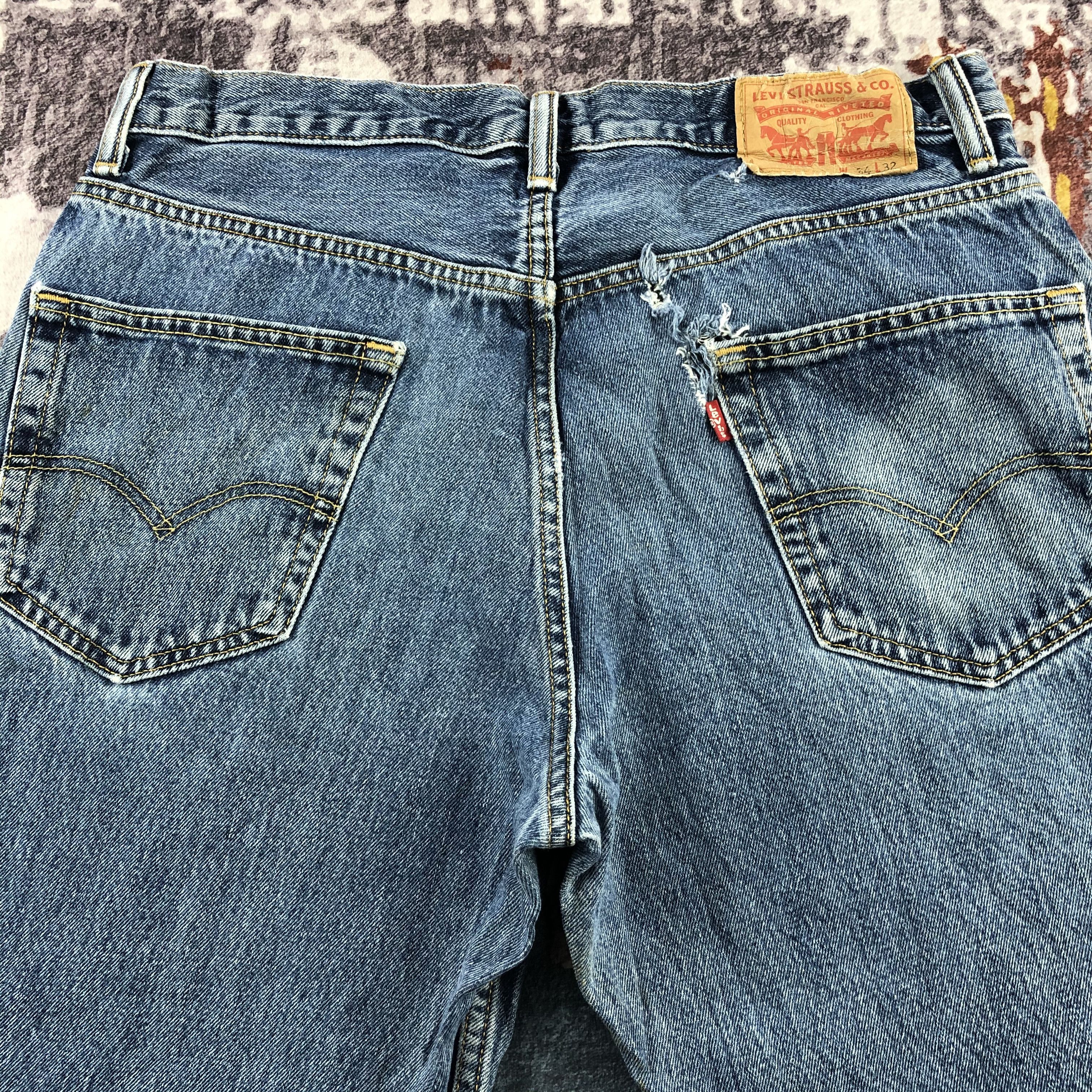 Levi's × Vintage Vintage Blue Wash Levis 550 Jeans-JM2949 Size US 34 / EU 50 - 4 Thumbnail