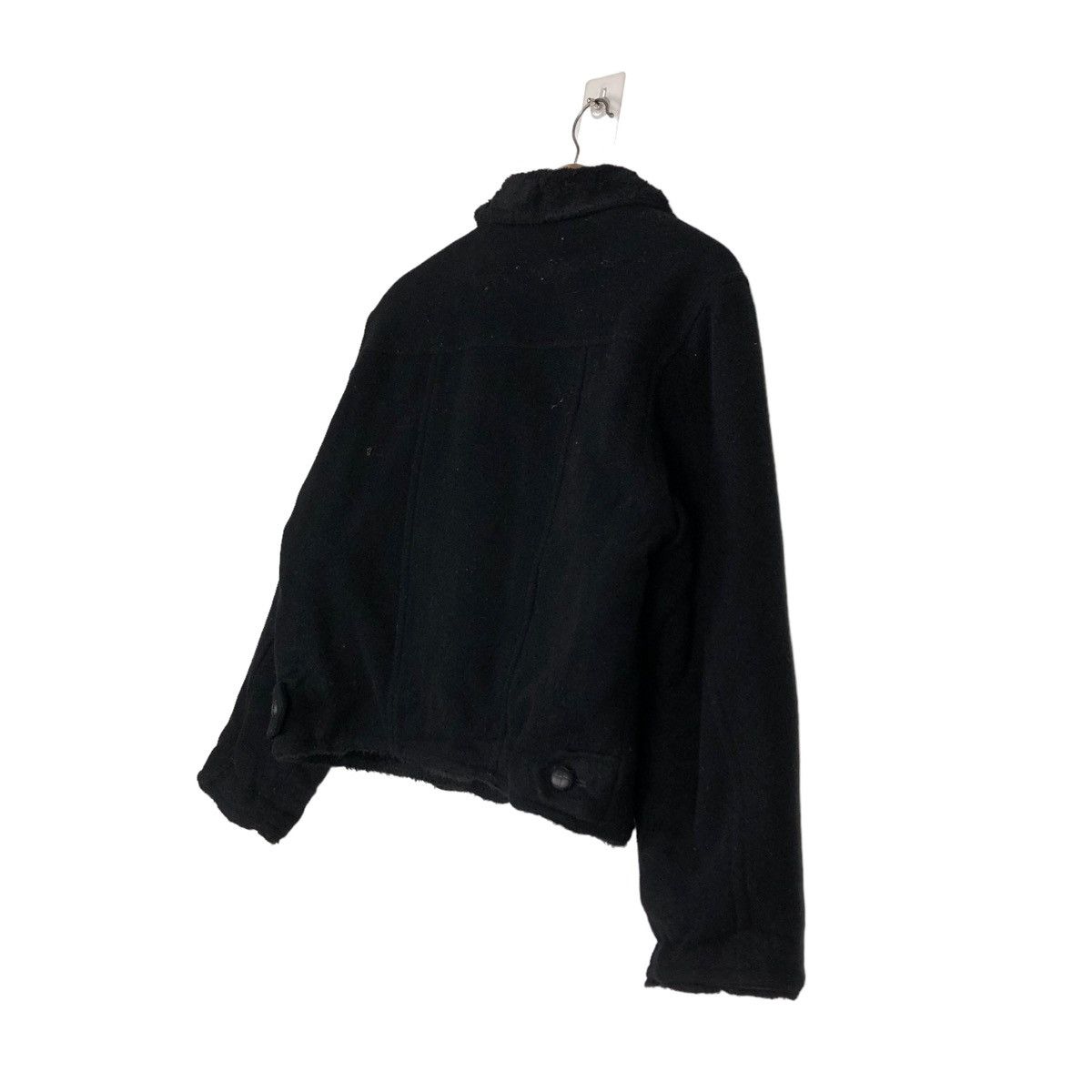 If Six Was Nine 🔥VINTAGE CROPPED WOOL BIKER JACKET LIBERTA JAPAN MINK FUR Size US M / EU 48-50 / 2 - 10 Thumbnail