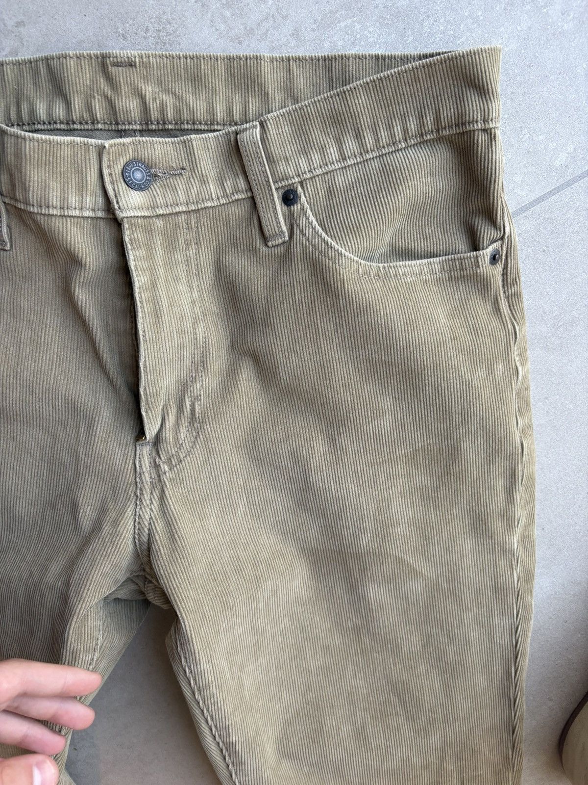 Levi's Levis corduroy 5 pocket chinos slim straight Size US 32 / EU 48 - 3 Thumbnail
