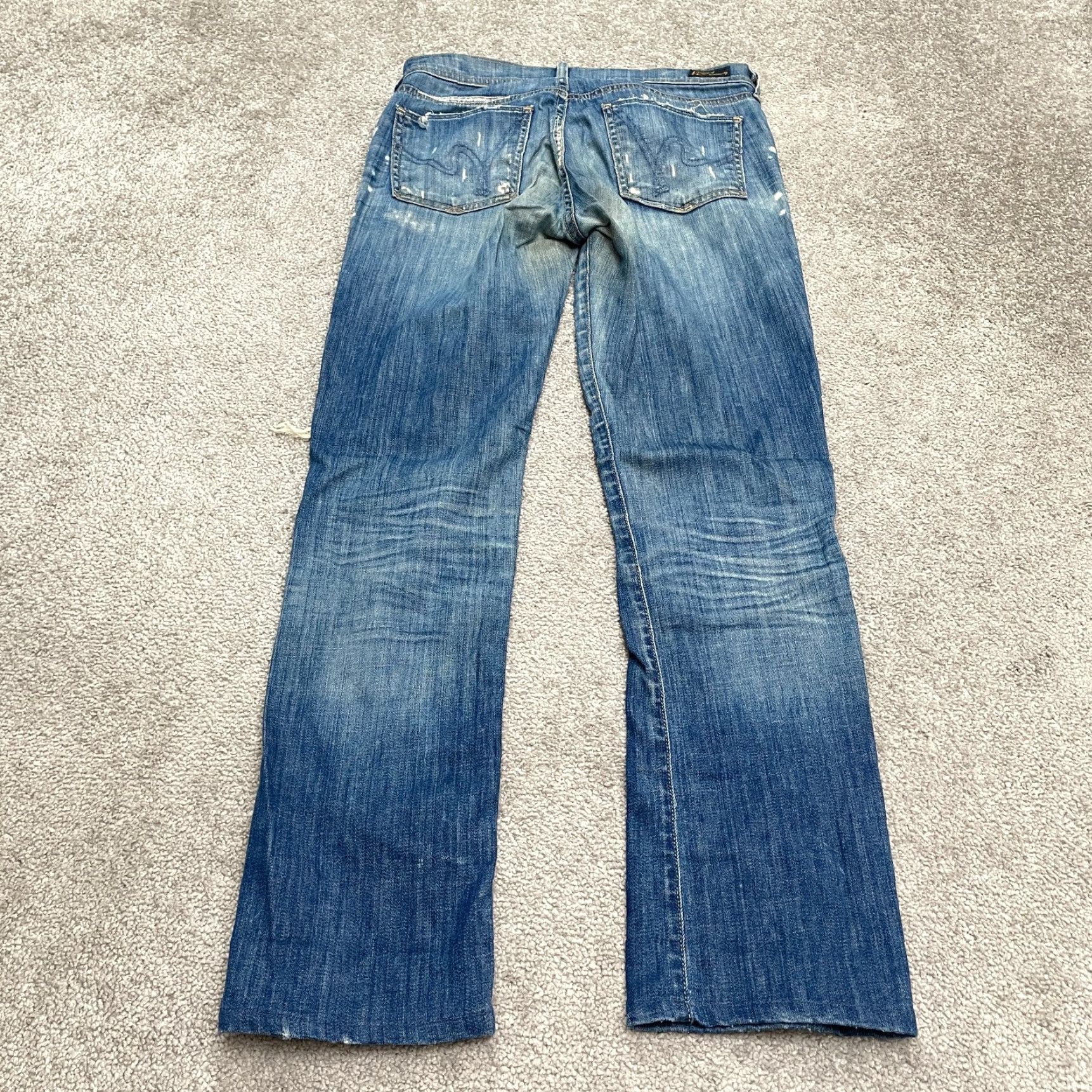 Citizens Of Humanity VINTAGE Citizen of Humanity Ava Straight Leg Jeans Womens 27 Blue Casual Denim 2010s Size 27" / US 4 / IT 40 - 2 Thumbnail