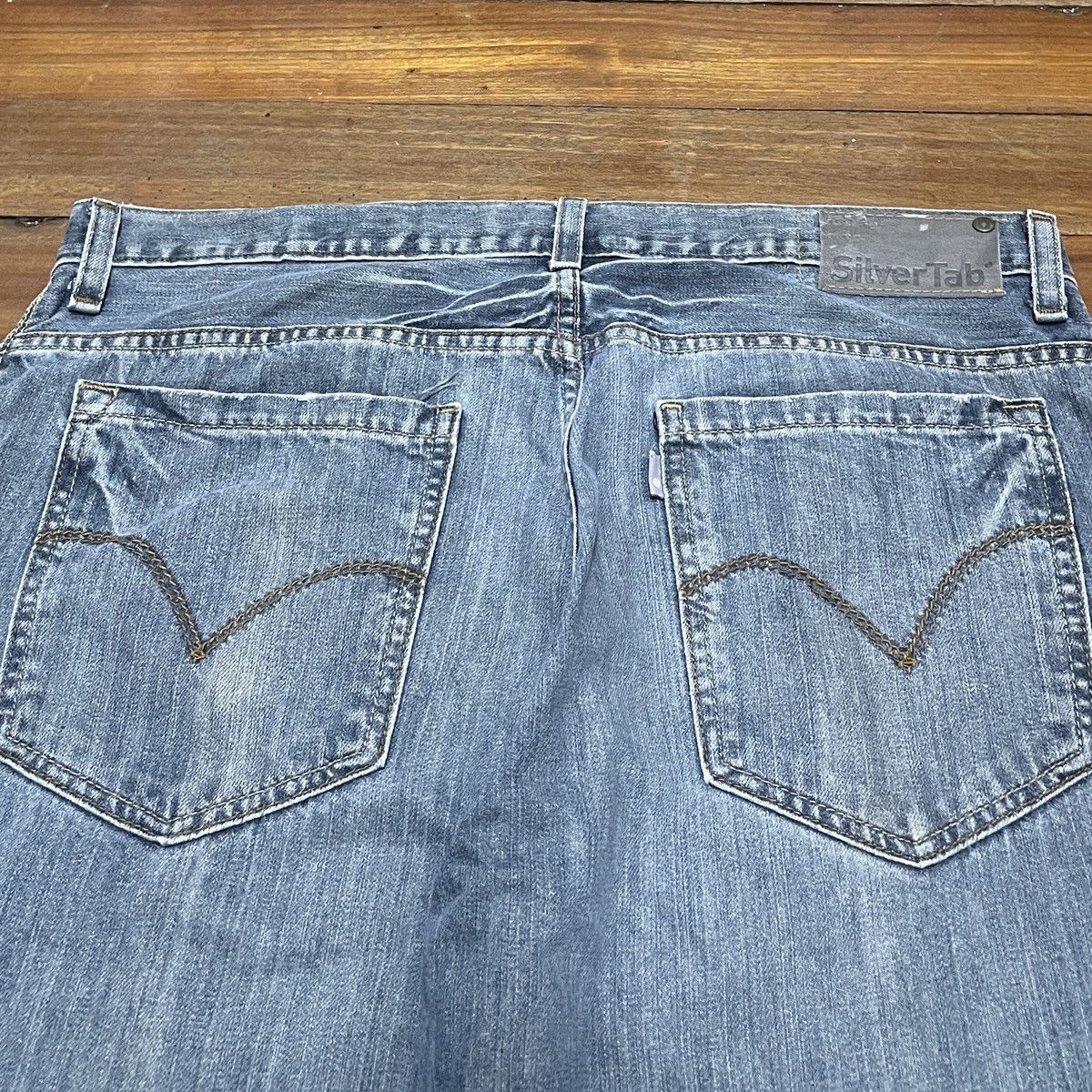 Levi's × Vintage Very Rare Vintage Brand Levis SilverTab Baggy Jeans 2000s Size US 36 / EU 52 - 4 Thumbnail