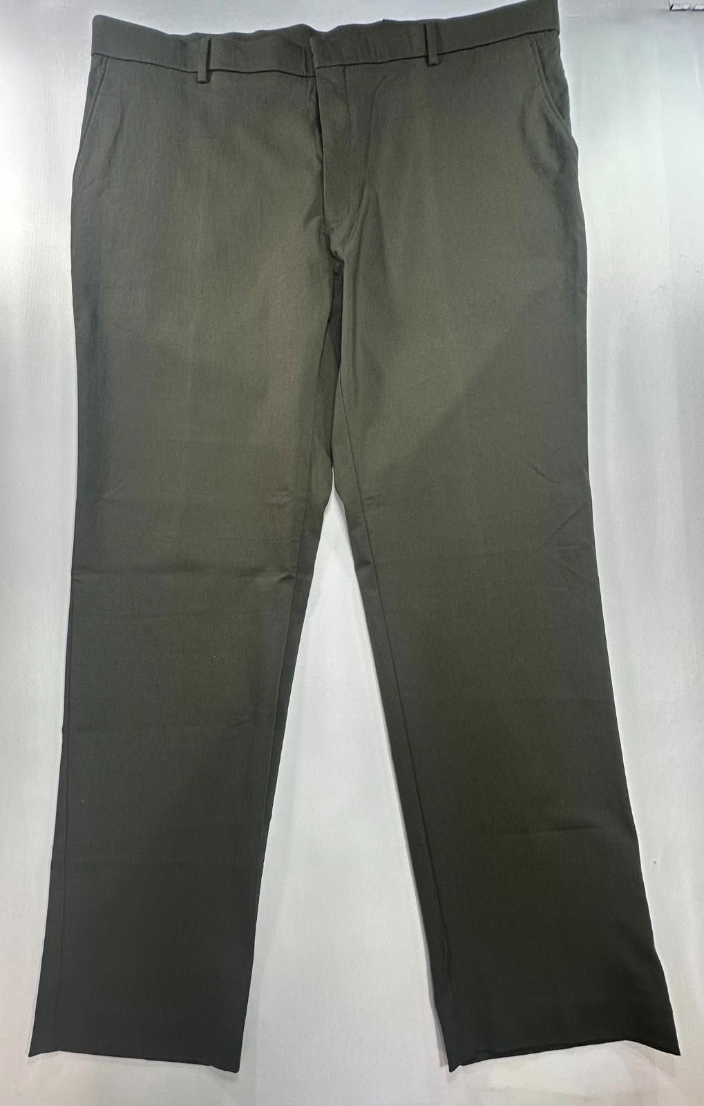 Tommy Hilfiger Tommy Hilfiger Flat Straight Leg Chinos Green Men's 42/30 Size US 42 / EU 58 - 1 Thumbnail