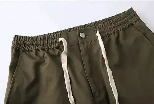 Japanese Brand 21SS Indigo Union Japan Military Green Worker Buttons Pants Size US 31 - 3 Thumbnail
