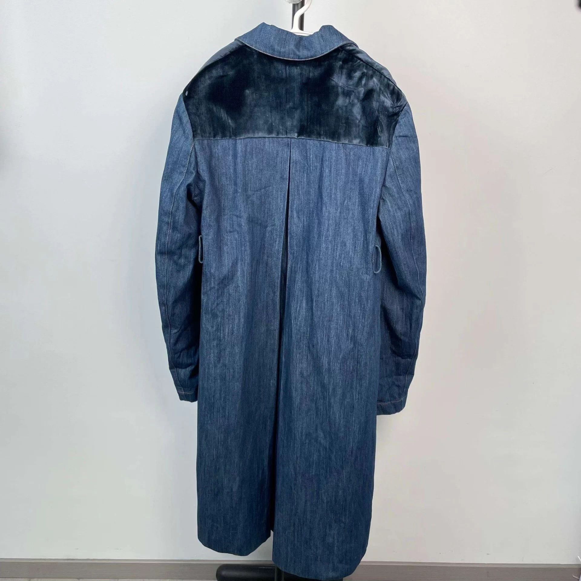 Miu Miu MIU MIU Denim Long Coat Size M / US 6-8 / IT 42-44 - 2 Thumbnail
